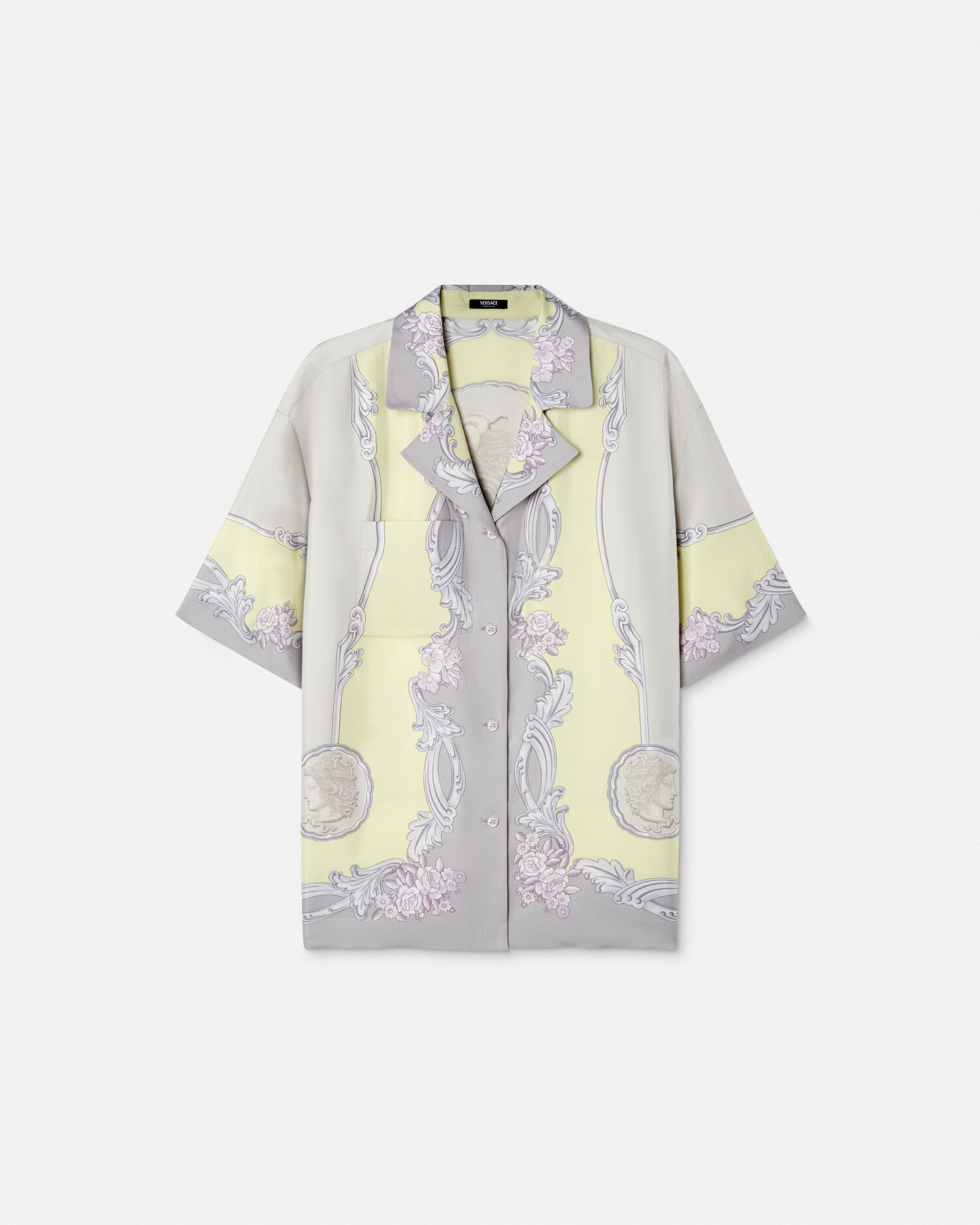 国内発送【VERSACE 】シルク パンツ カメオ シルク シャツ カメオ | VERSACE JP