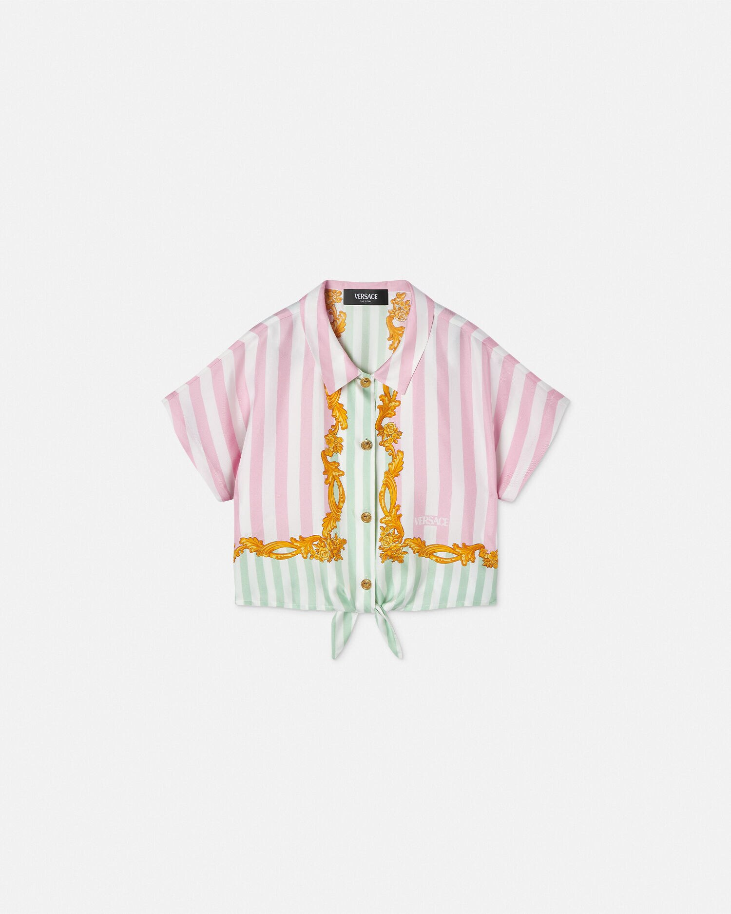VERSACE ヴェルサーチェ ベビー バロック 女神ロゴ Tシャツ ロゴ org.jpg