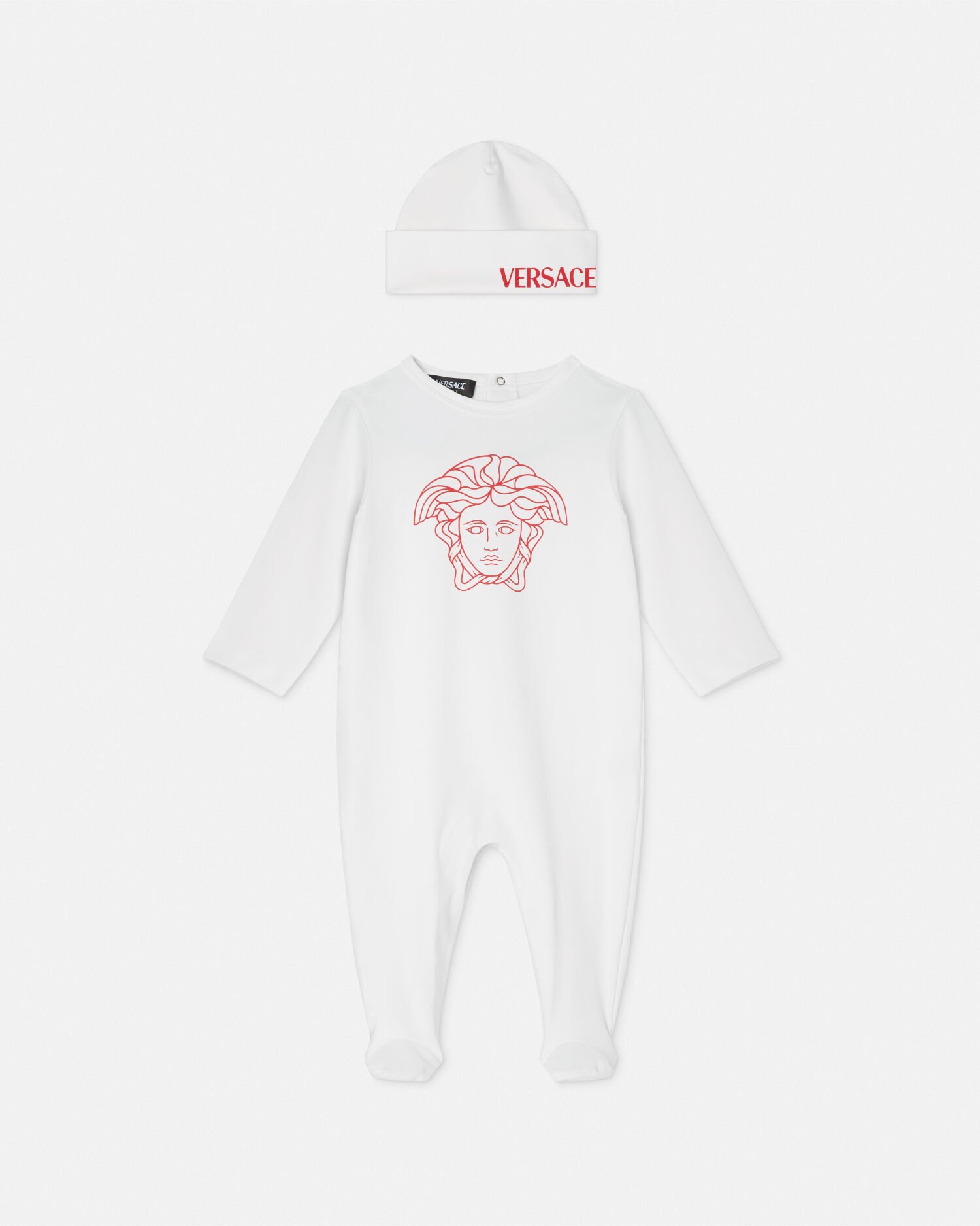 【VERSACE】ヴェルサーチェ ロゴプリントツーピーストラックスーツ110cm Tシャツ ヴェルサーチェ ロゴ キッズ ピンク | VERSACE JP