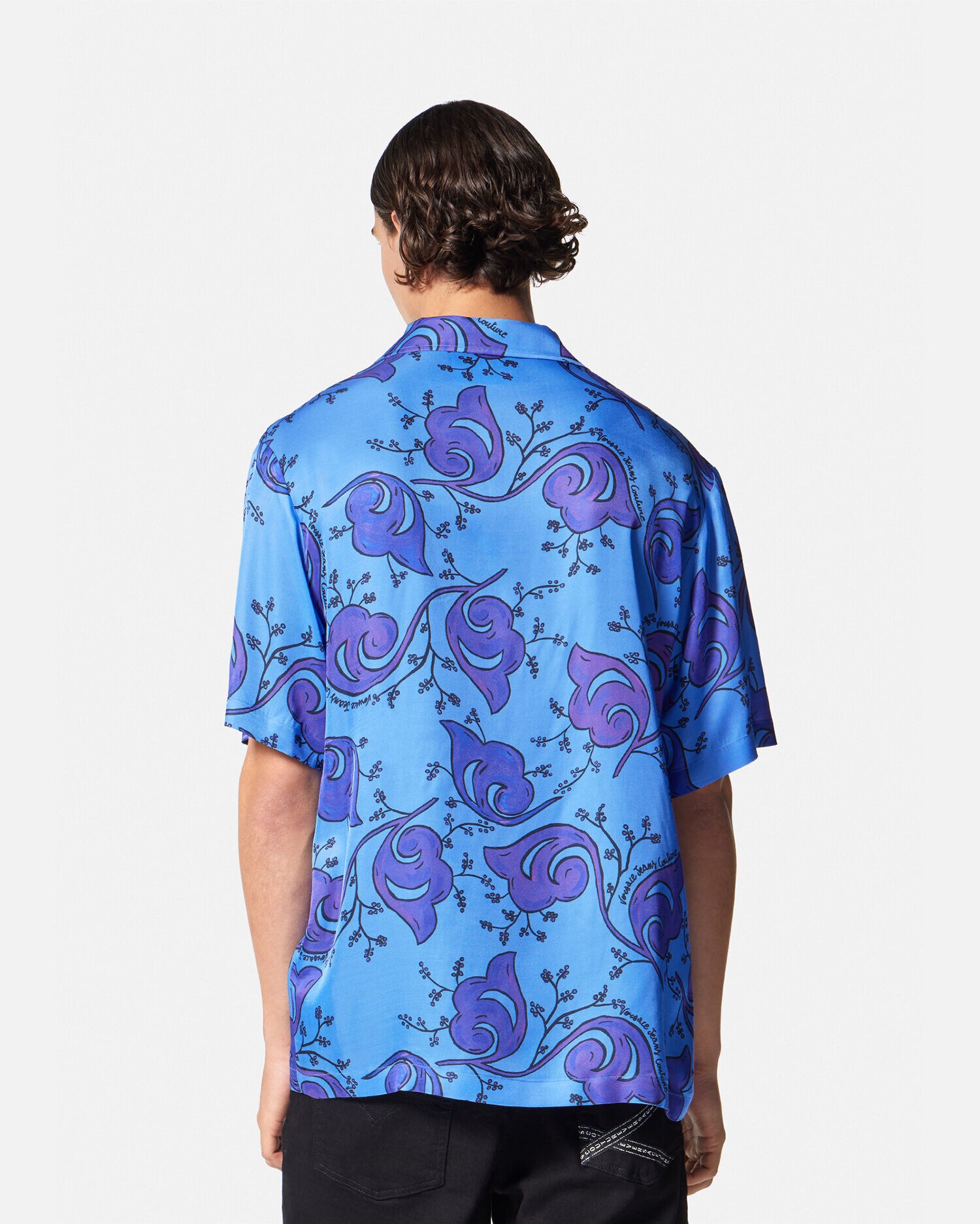 VERSACE JEANS COUTURE トゥィッグス シャツ ブルー 44 VERSACE JEANS COUTURE トゥィッグス シャツ ブルー 44 - メルカリ