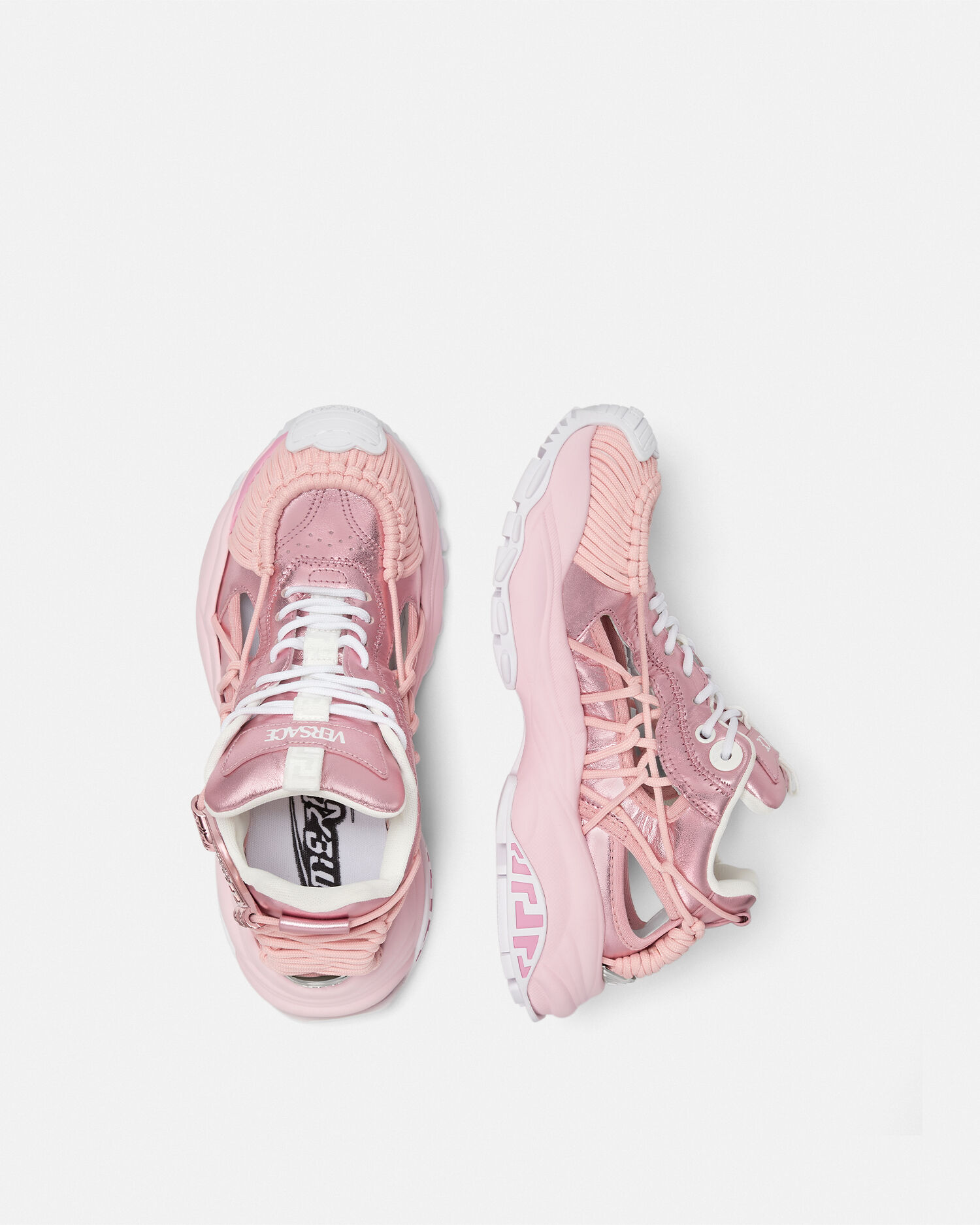 ヴェルサーチェ マーキュリー M_VS_01 メタリック スニーカー ヴェルサーチェ マーキュリー M_VS_01 メタリック スニーカー