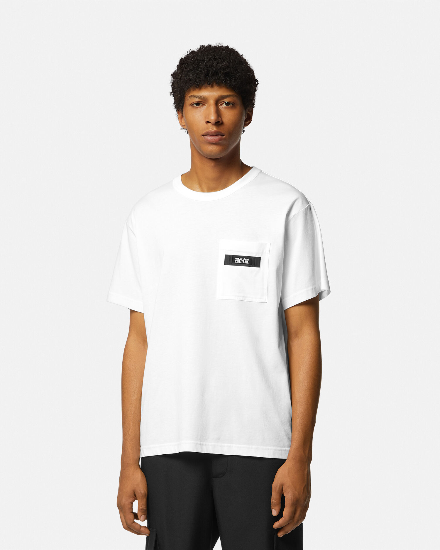 ロゴ Tシャツ ホワイト,プリント | VERSACE JP