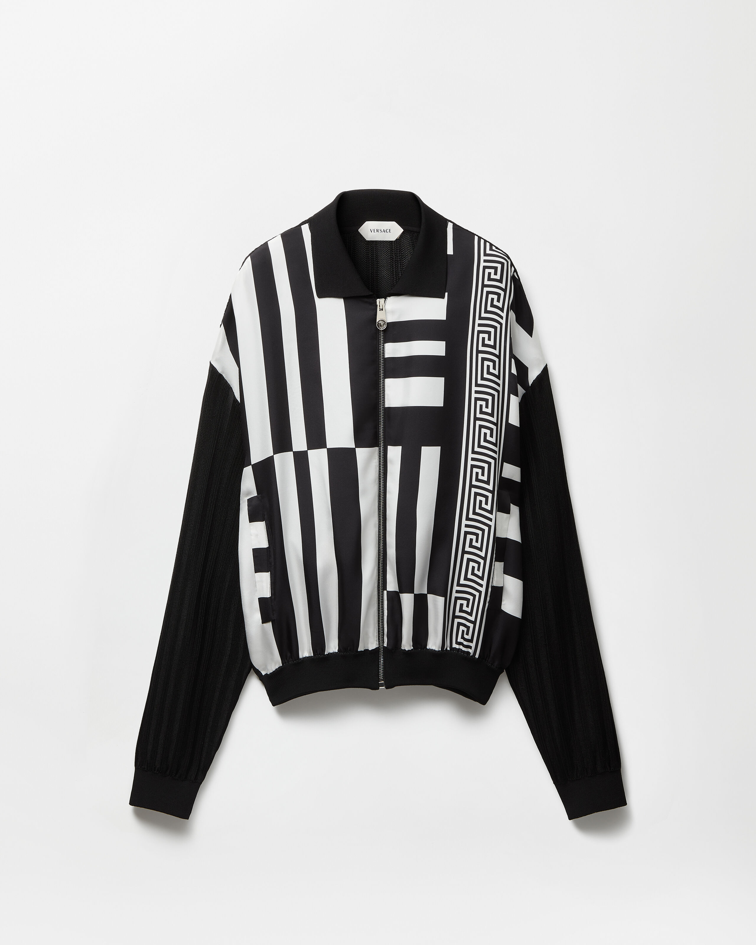 LAST SALE ❗️VERSACE 幾何学模様 カーディガン レディース デザイナー ニットウェア & カーディガン | ヴェルサーチェ