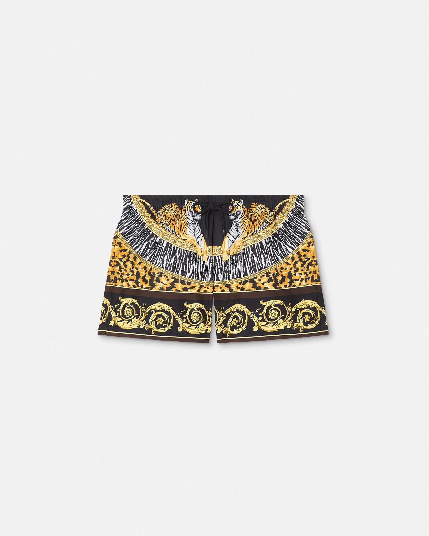 海外限定【VERSACE】バロックプリント◇halterneckスイムスーツ バロッコ ビキニ ボトム プリント | VERSACE JP