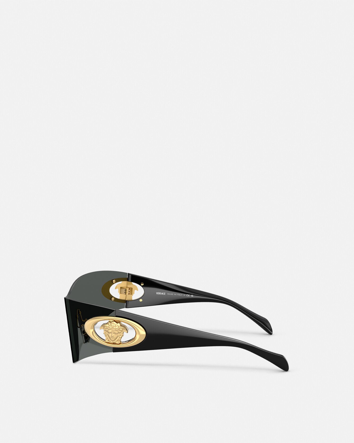送料関税込◆VERSACE エクリプス ラップ サングラス メドゥーサ エクリプス ラップ サングラス ブラック,ゴールド | VERSACE JP