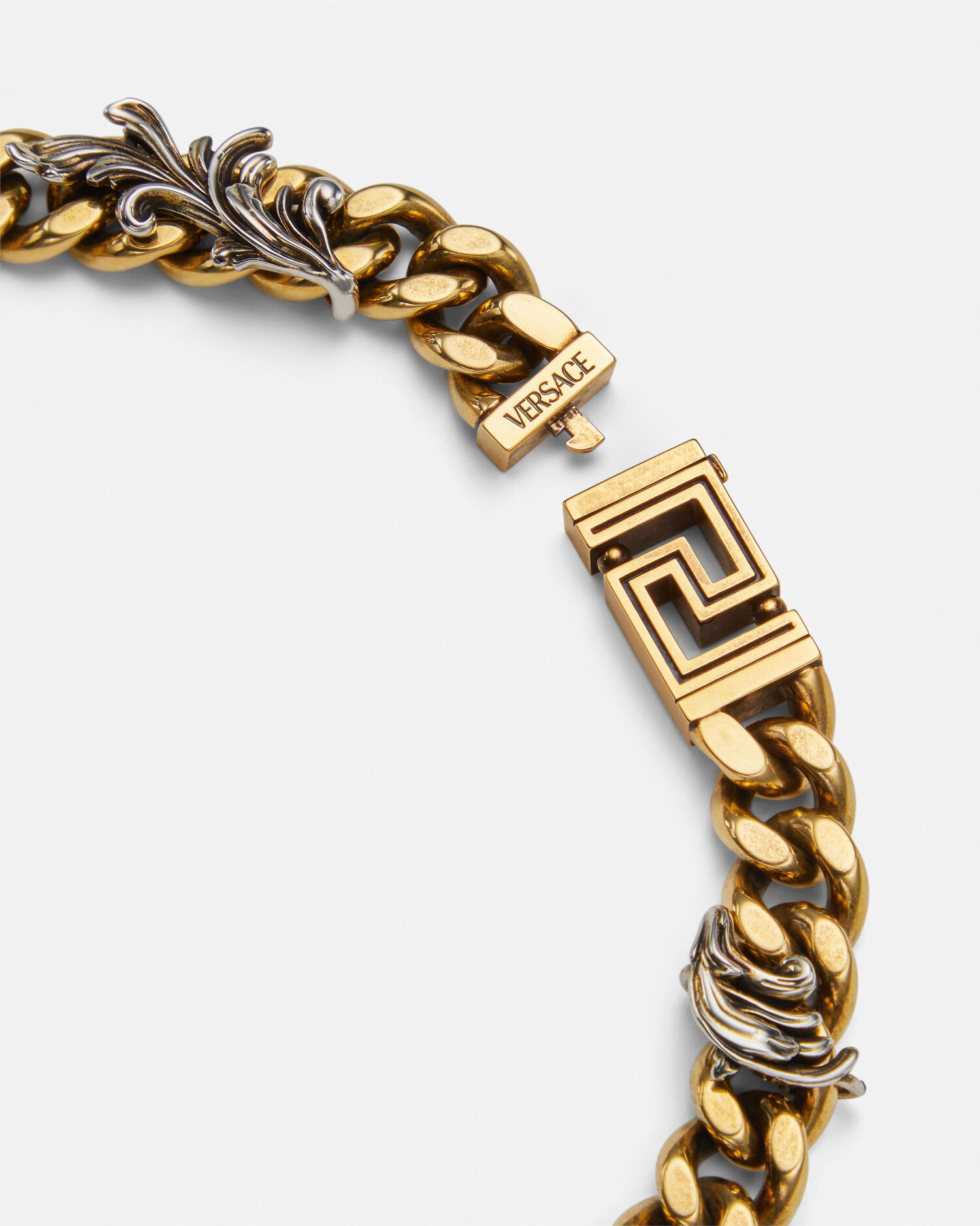 VERSACE ヴェルサーチ グリーク ネックレス ゴールド シルバー