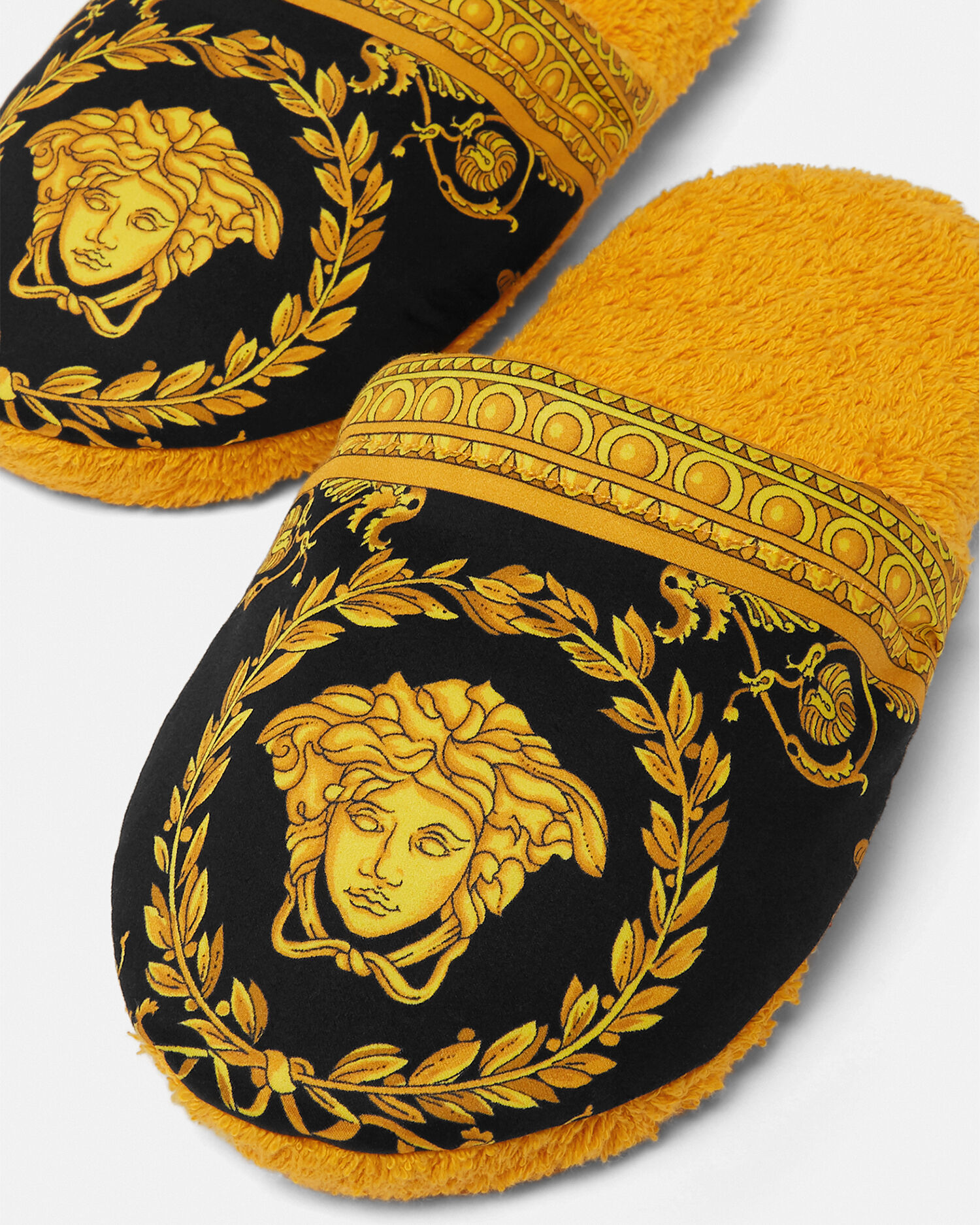 I ♡ バロック スリッパ イエロー | VERSACE JP