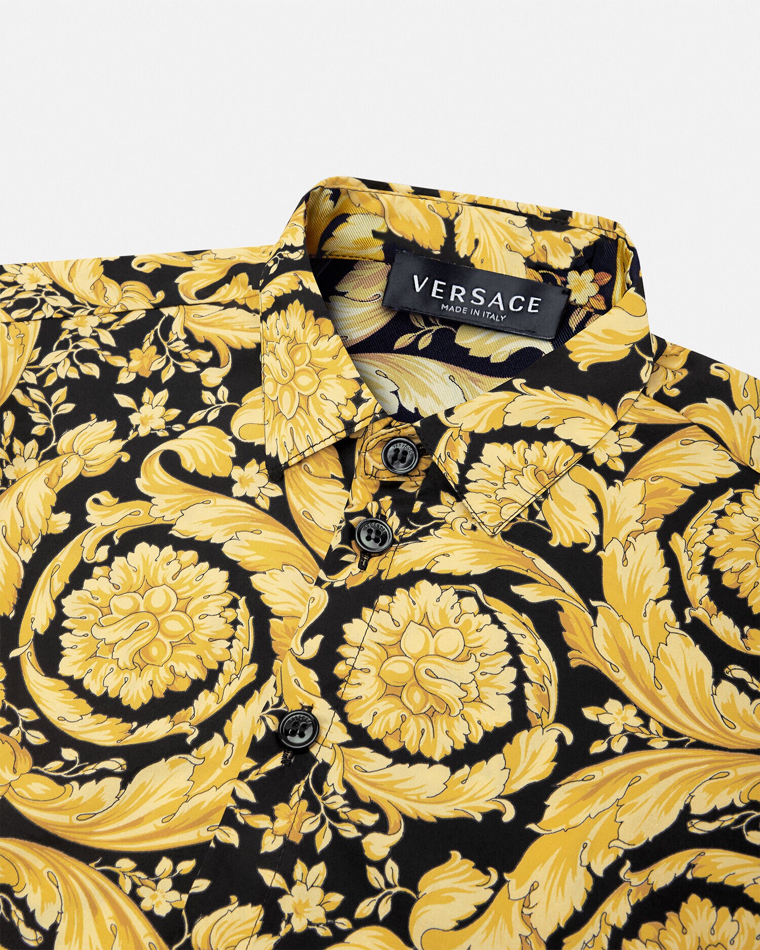バロッコ キッズ シャツ ブラック,プリント | VERSACE JP