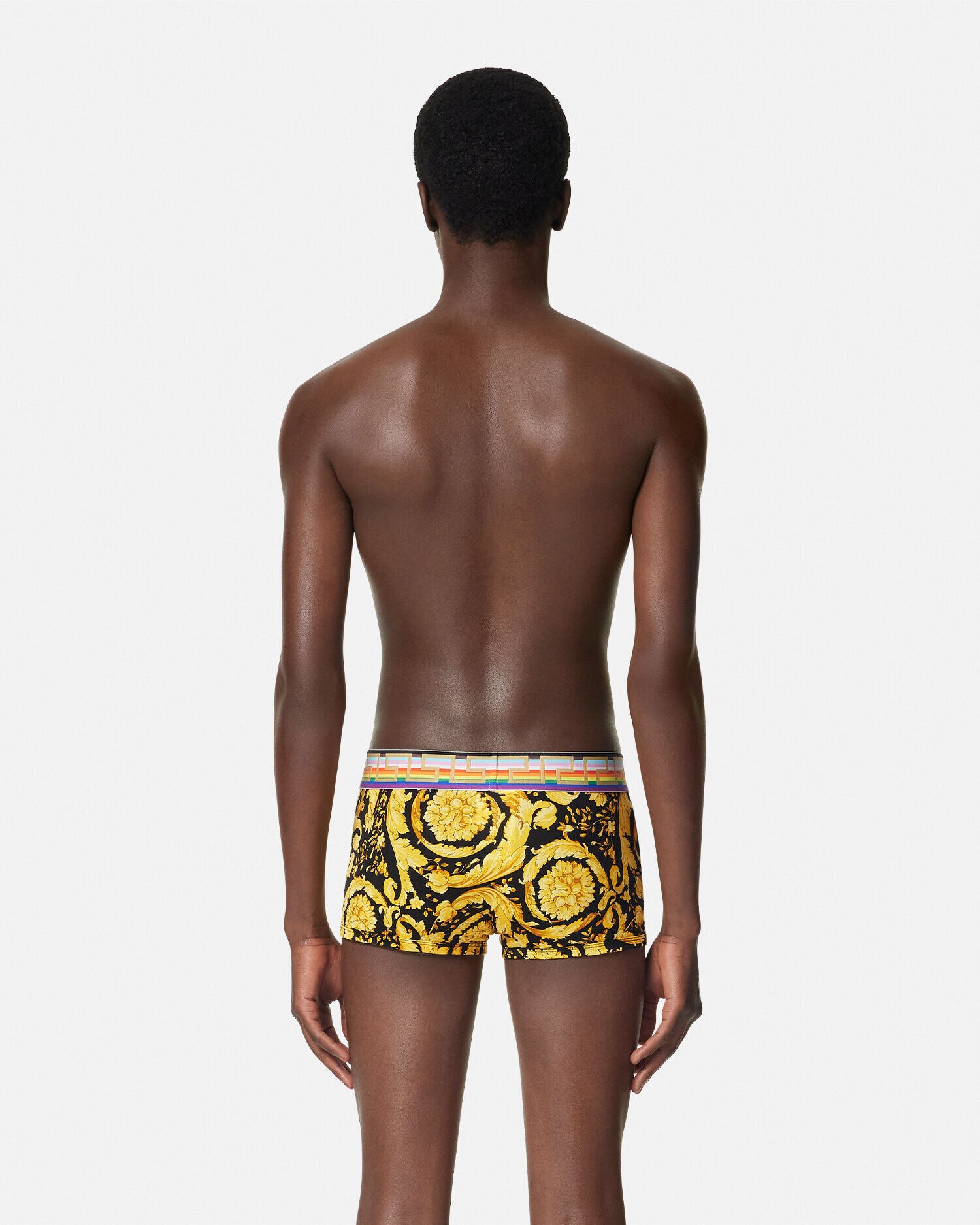 トランクス プライド バロッコ ブラック,プリント | VERSACE JP
