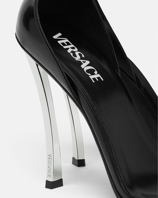 VERSACE ヴェルサーチ Nero Versace satin sandals サンダル レディース 春夏2023 1008212 1A00619  ik