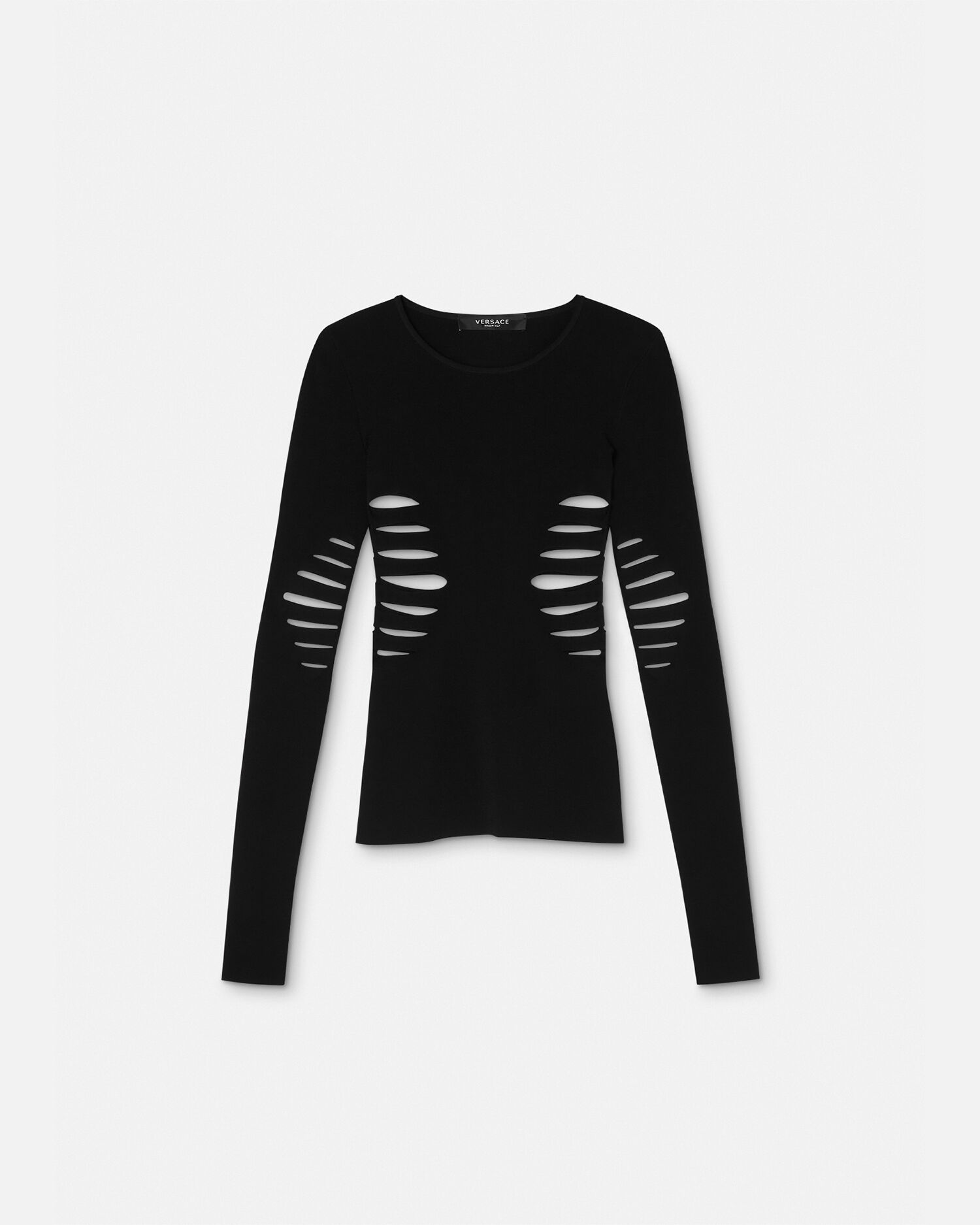 スラッシュ ニット 長袖 トップ - Versace レディース | オンライン