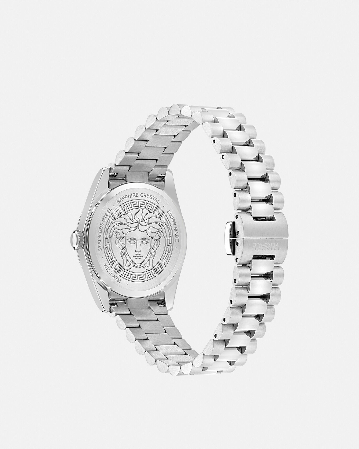 レディ ウォッチ ヴェルサーチェ ミレニアム シルバー,グリーン