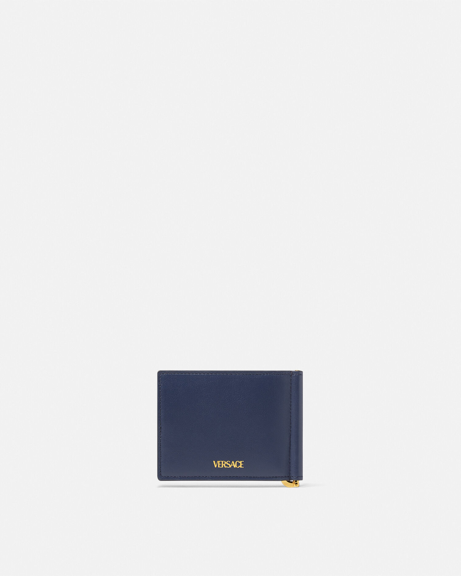 VERSACE ◆ メドゥーサ ウォレット 財布 二つ折り メドゥーサ ビギー 二つ折り ウォレット ブラック,ゴールド
