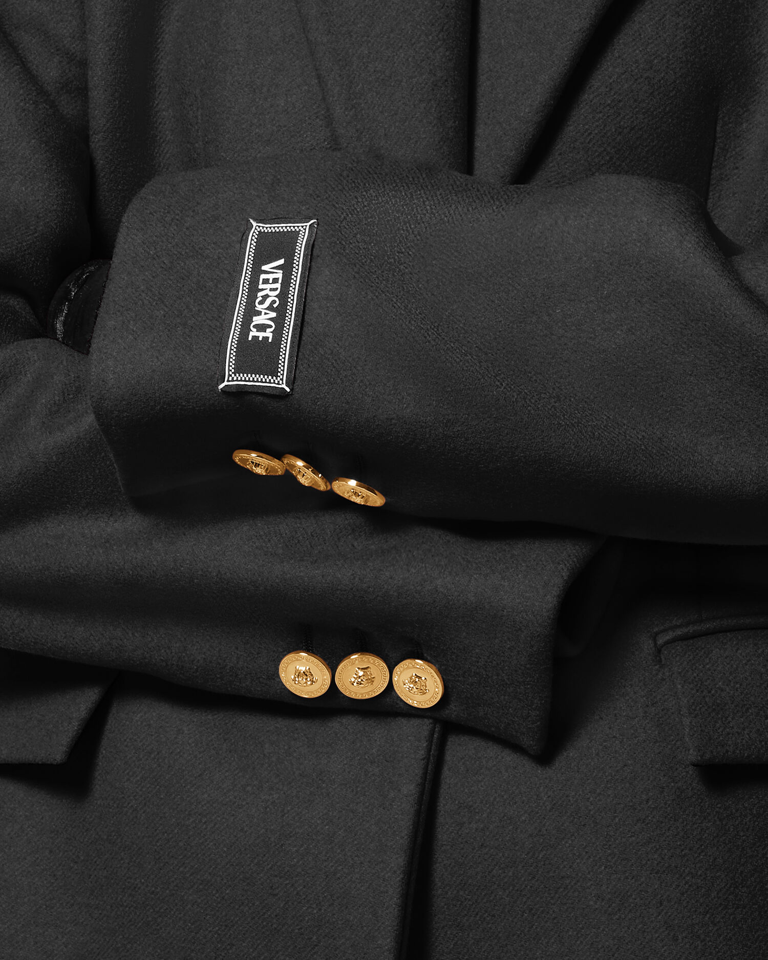 メドゥーサ ロング ウール コート - Versace レディース | オンライン