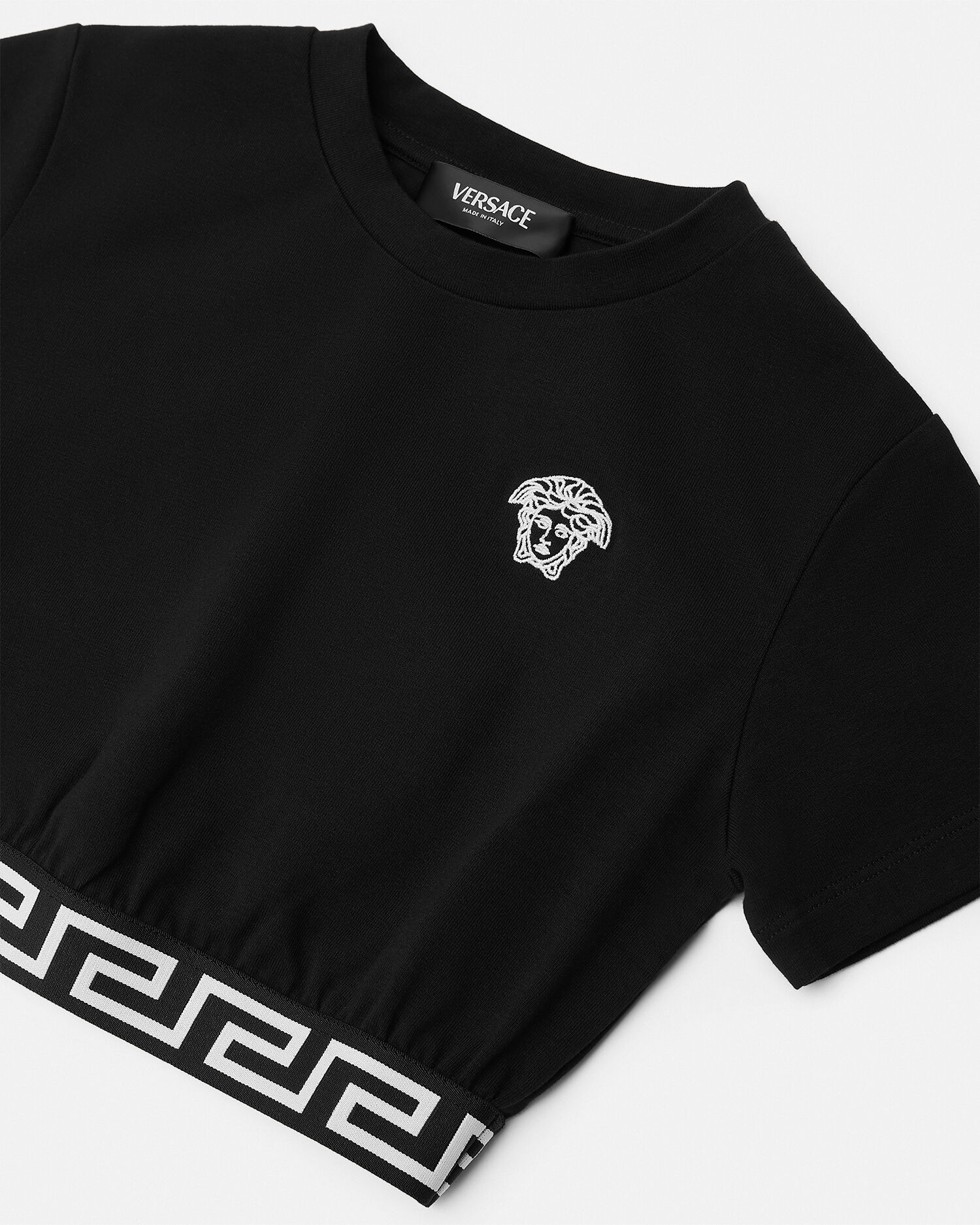 グレカ キッズ Tシャツ ブラック | VERSACE JP