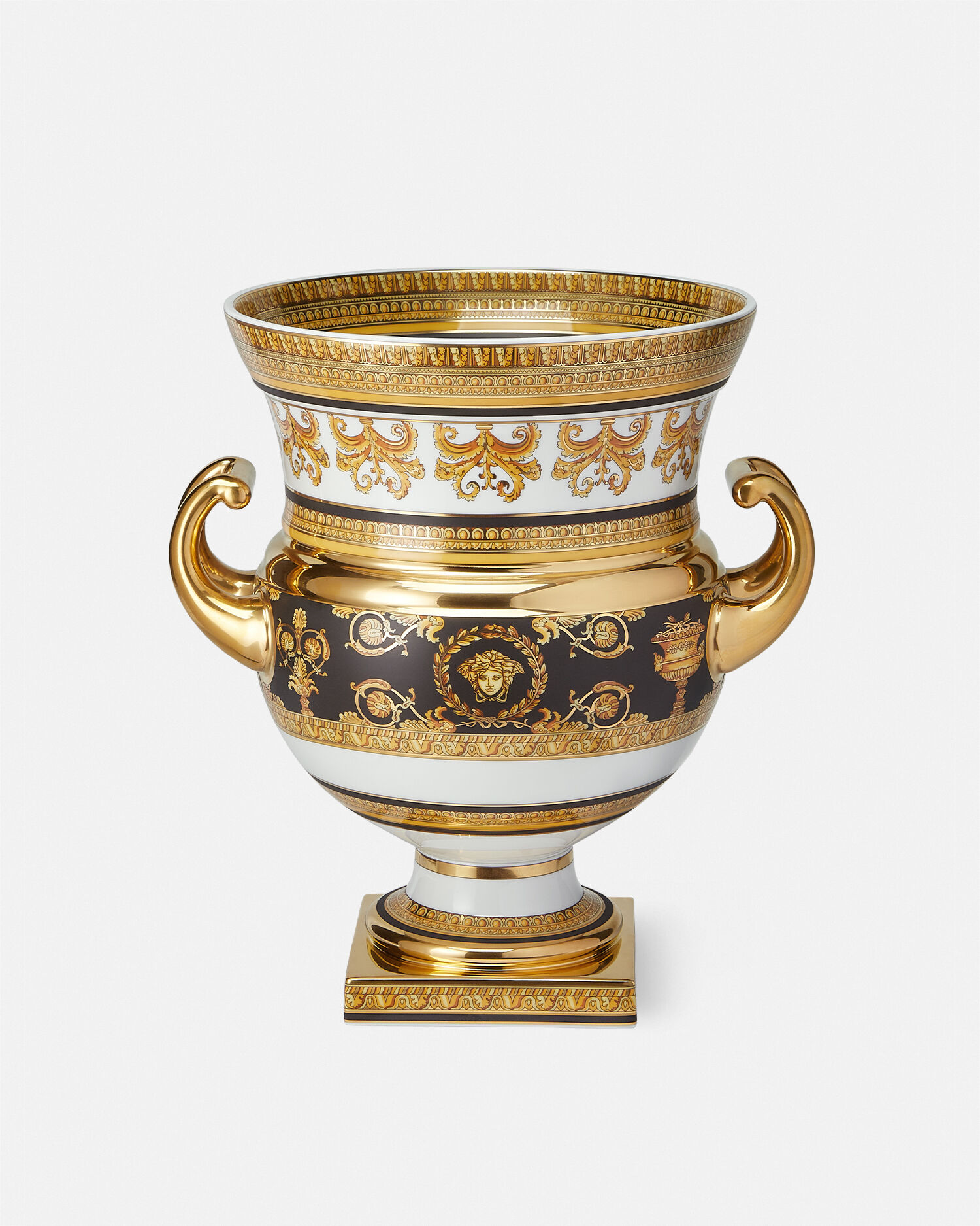 I ♡ バロック アンフォラ 24.4 cm ホワイト,ゴールド | VERSACE JP