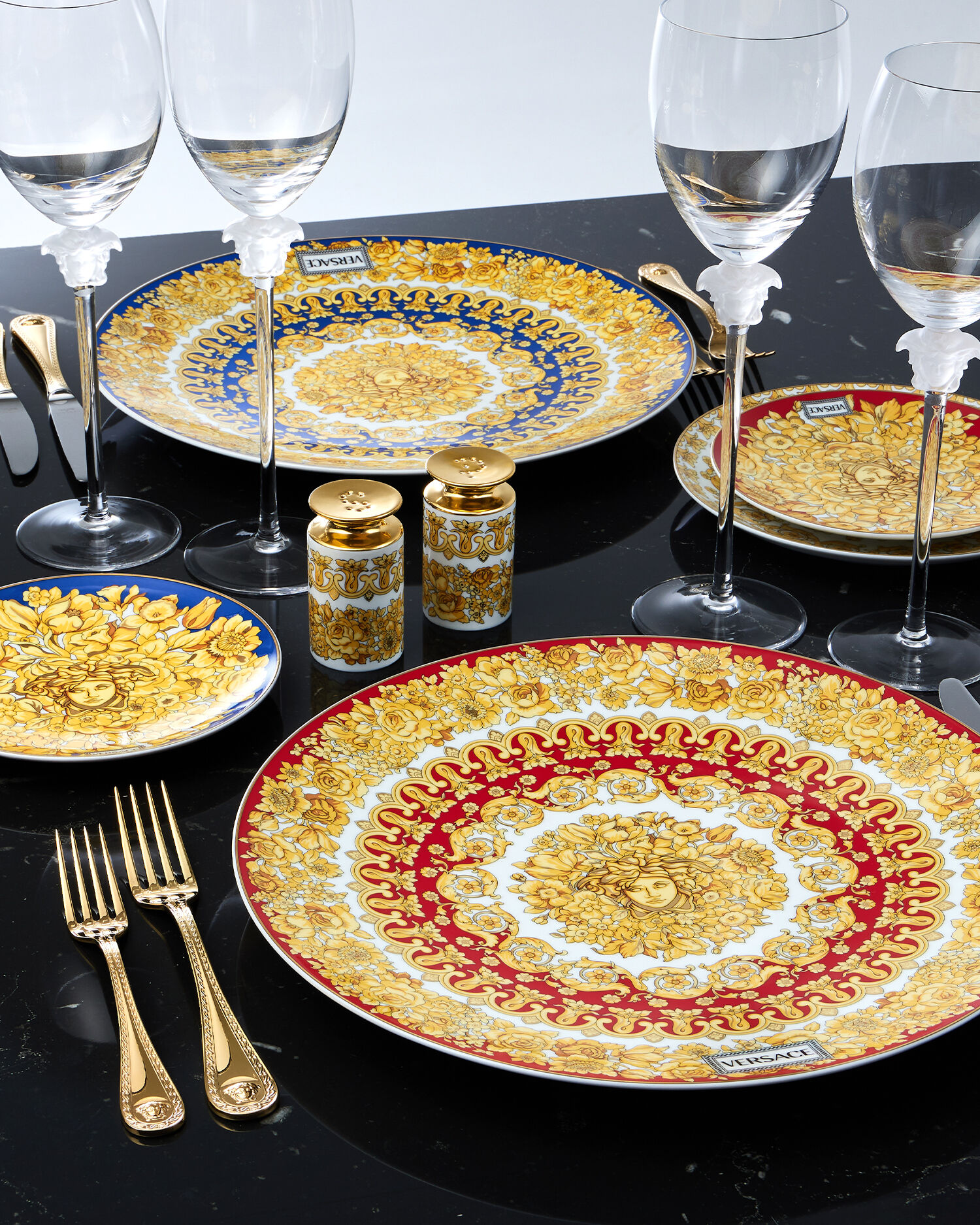 ヴェルサーチ VERSACE ガラス大皿 食器