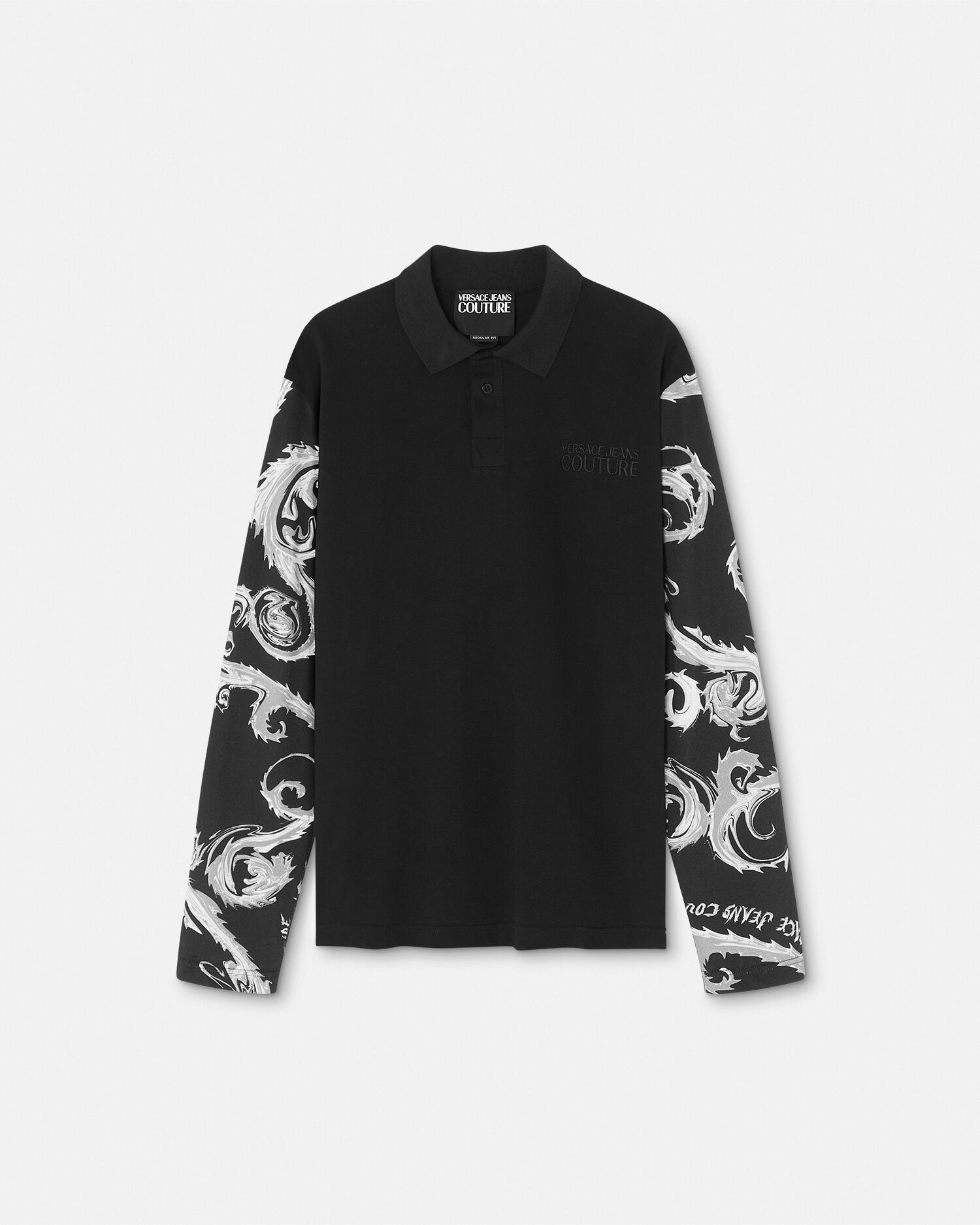 レギュラーフィット ポロ シャツ クロモ クチュール | VERSACE JP