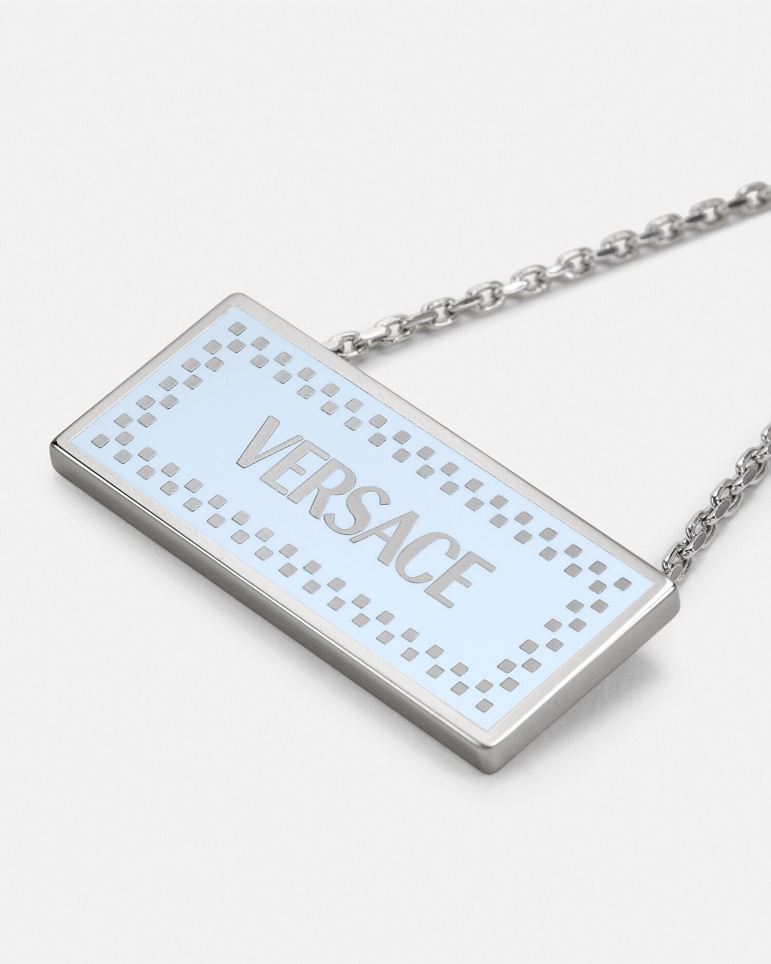 ラージ '90s ヴィンテージ ロゴ ネックレス ブルー | VERSACE JP