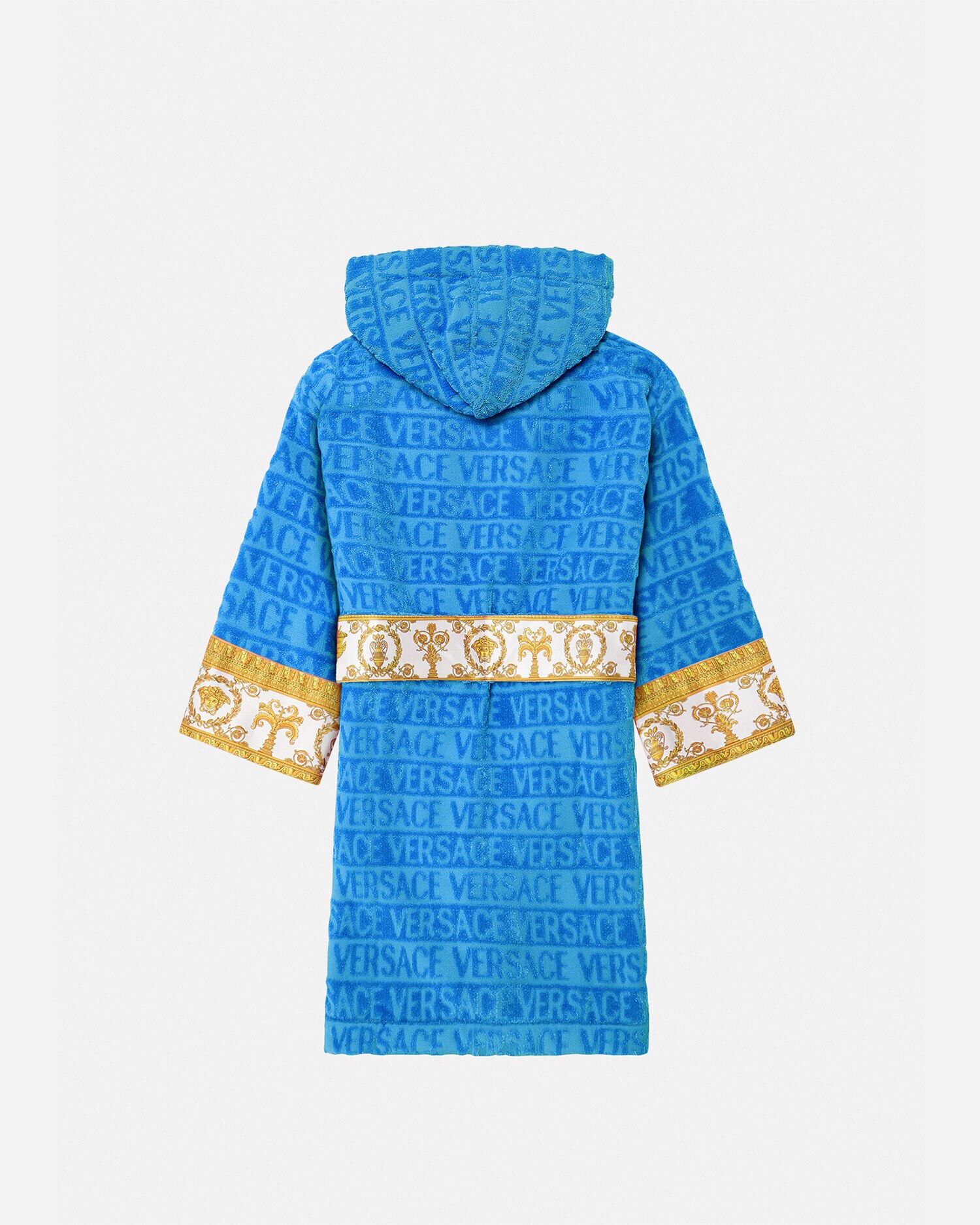 I ♡ バロック キッズ バスローブ ブルー | VERSACE JP