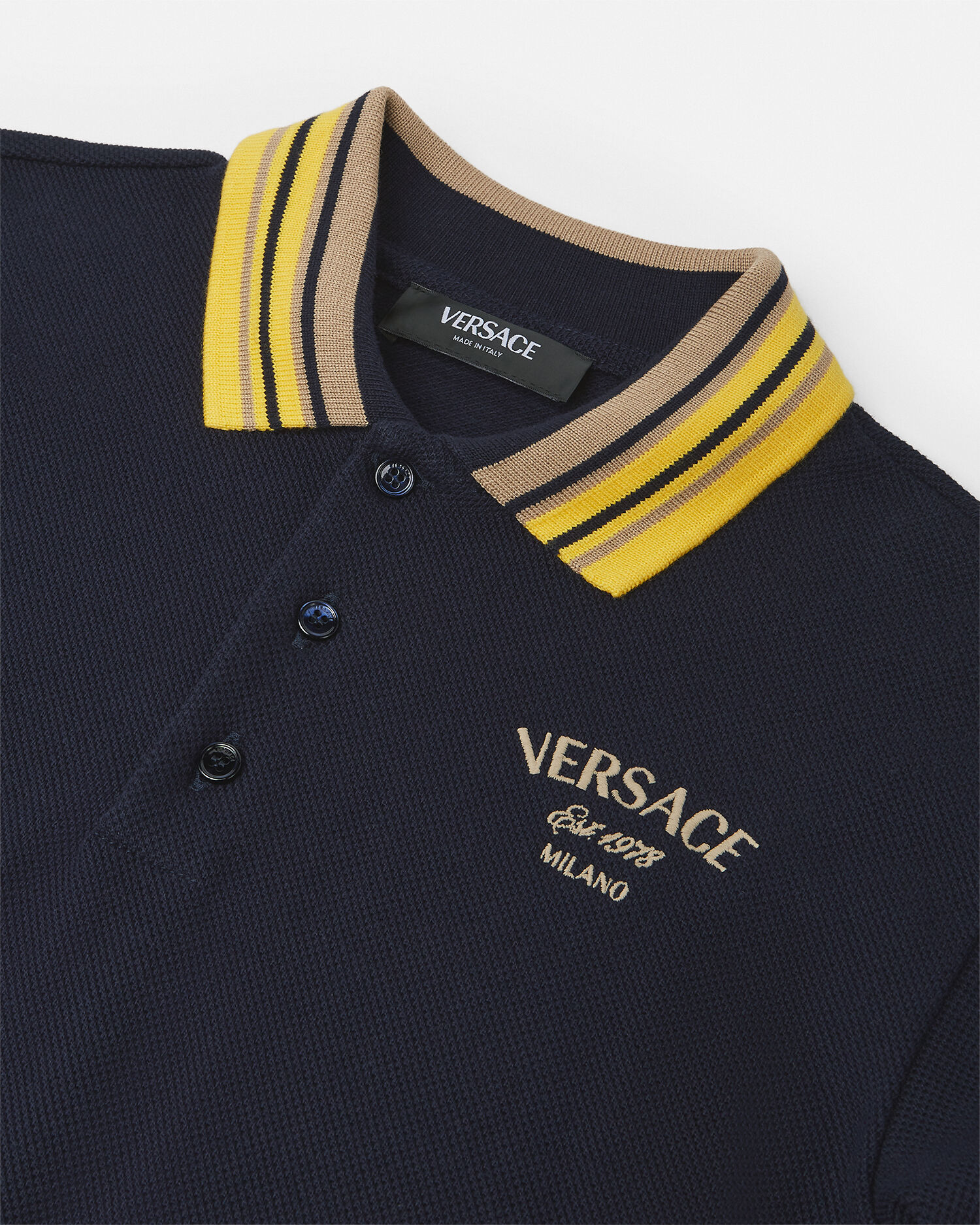 ポロシャツ グレカ ブラック | VERSACE JP