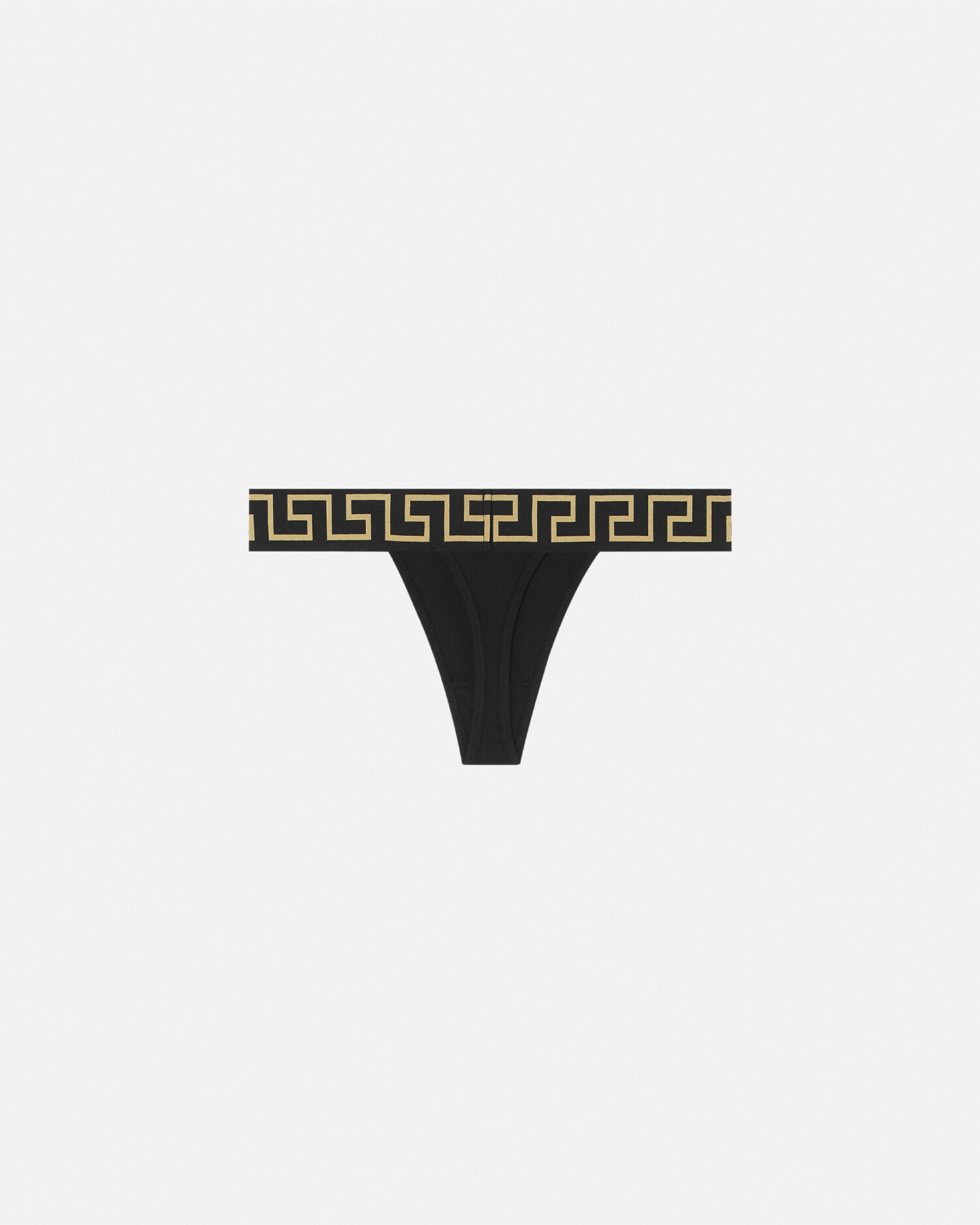 コットンジャージー Tバック ブラック | VERSACE JP