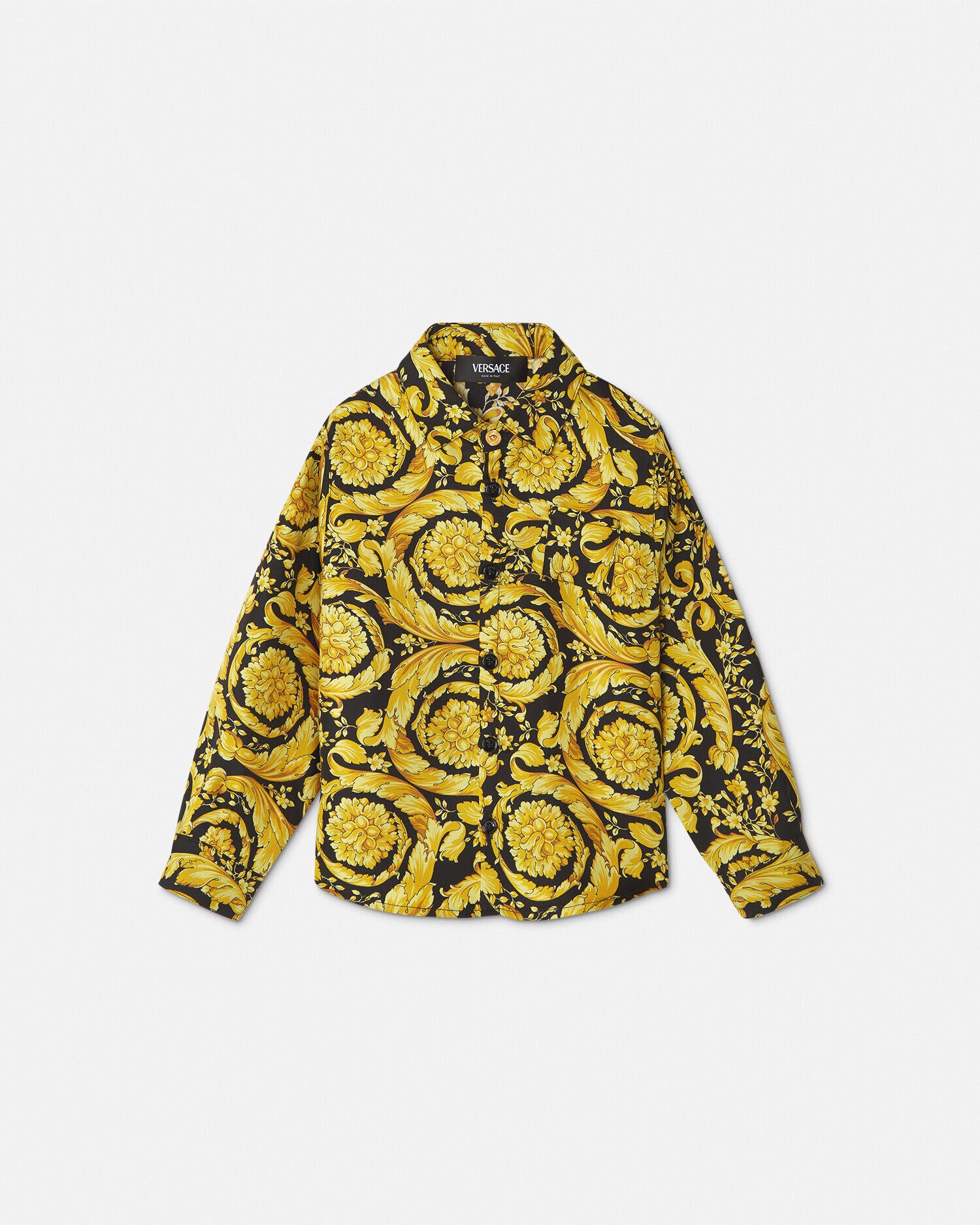 バロッコ キッズ シルク シャツ | VERSACE JP