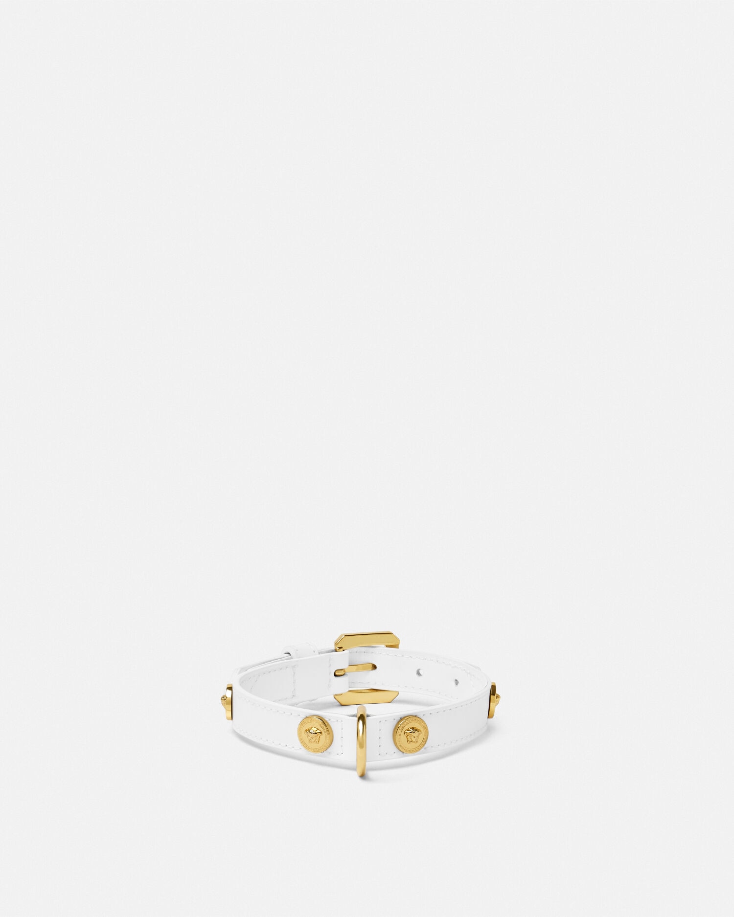 アイコン スモール ペット 首輪 ホワイト | VERSACE JP