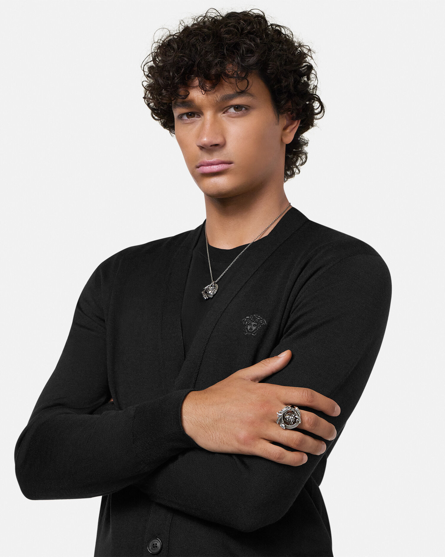 【関税込】VERSACE ヴェルサーチェ◆メデューサ バロッコ リング リング メドゥーサ バロッコ シルバー | VERSACE JP
