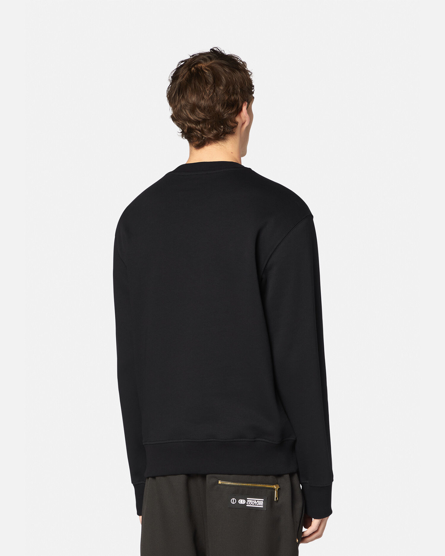 ピース ナンバー ロゴ スウェットシャツ ブラック | VERSACE JP ピース ナンバー ロゴ スウェットシャツ ブラック | VERSACE JP