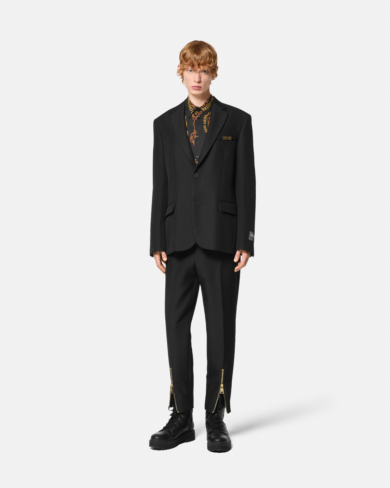 シングルブレスト ブレザー ロゴ | VERSACE JP