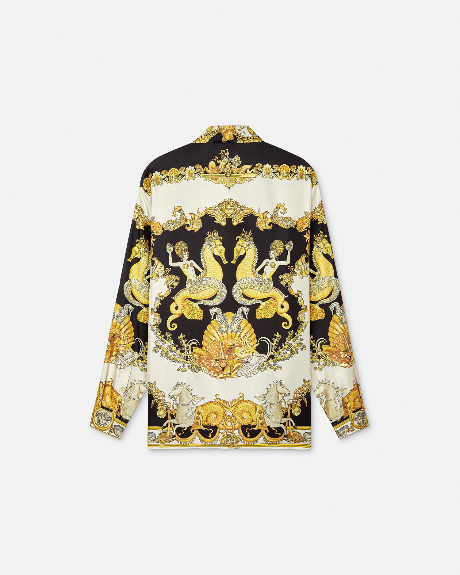 シルク シャツ コーラル シアター ホワイト,プリント | VERSACE JP