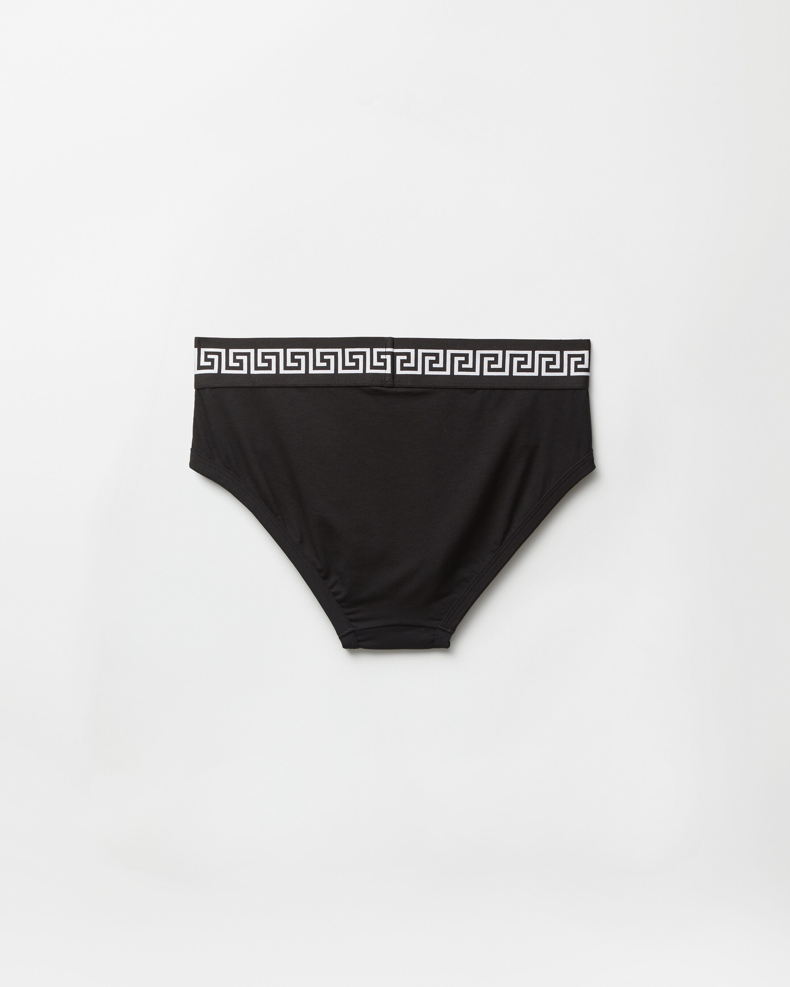 VERSACE ブラックブリーフ サイズ5 コットンジャージー ブリーフ ブラック | VERSACE JP