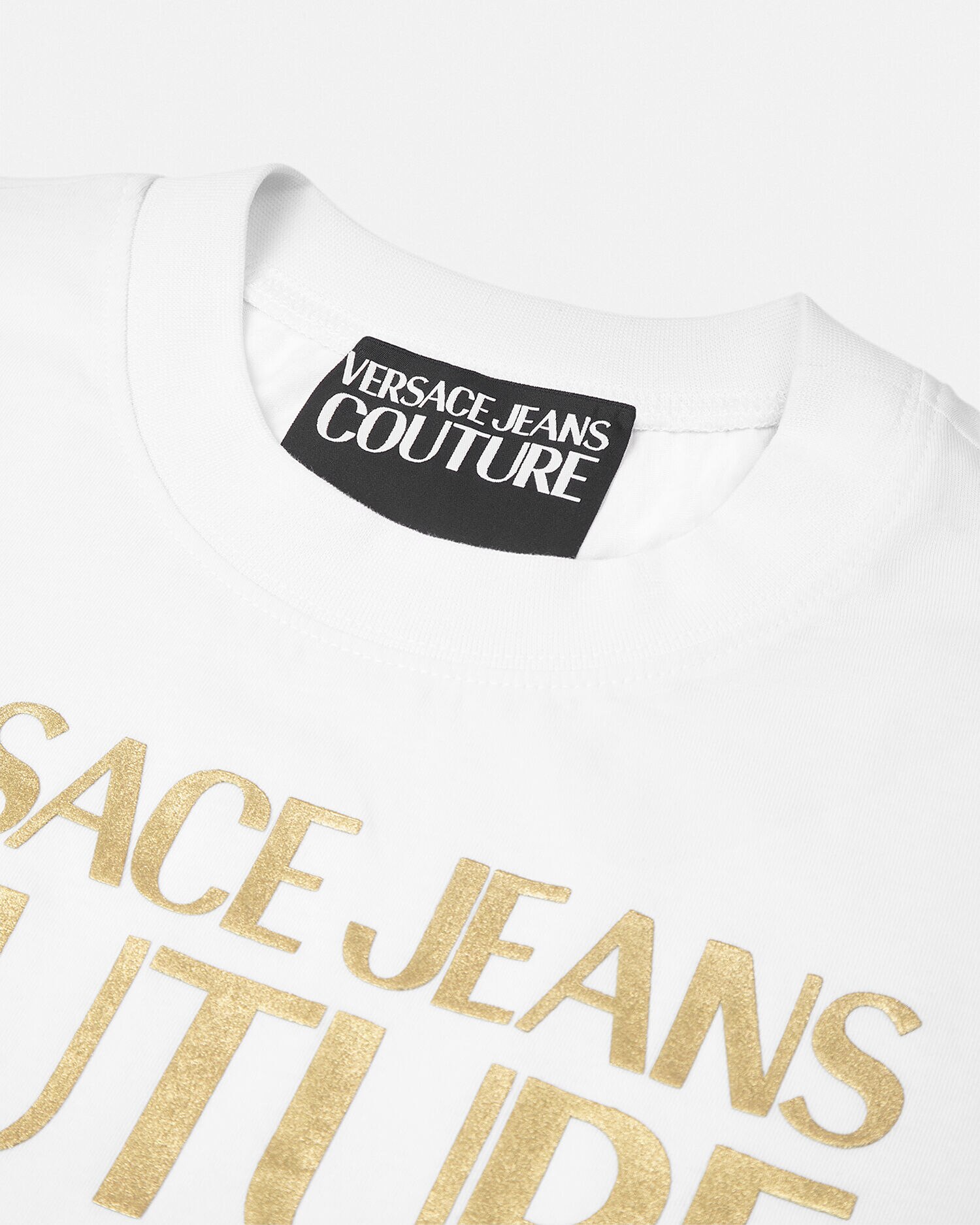 VERSACE JEANS COUTURE Tシャツ ホワイト XLサイズ