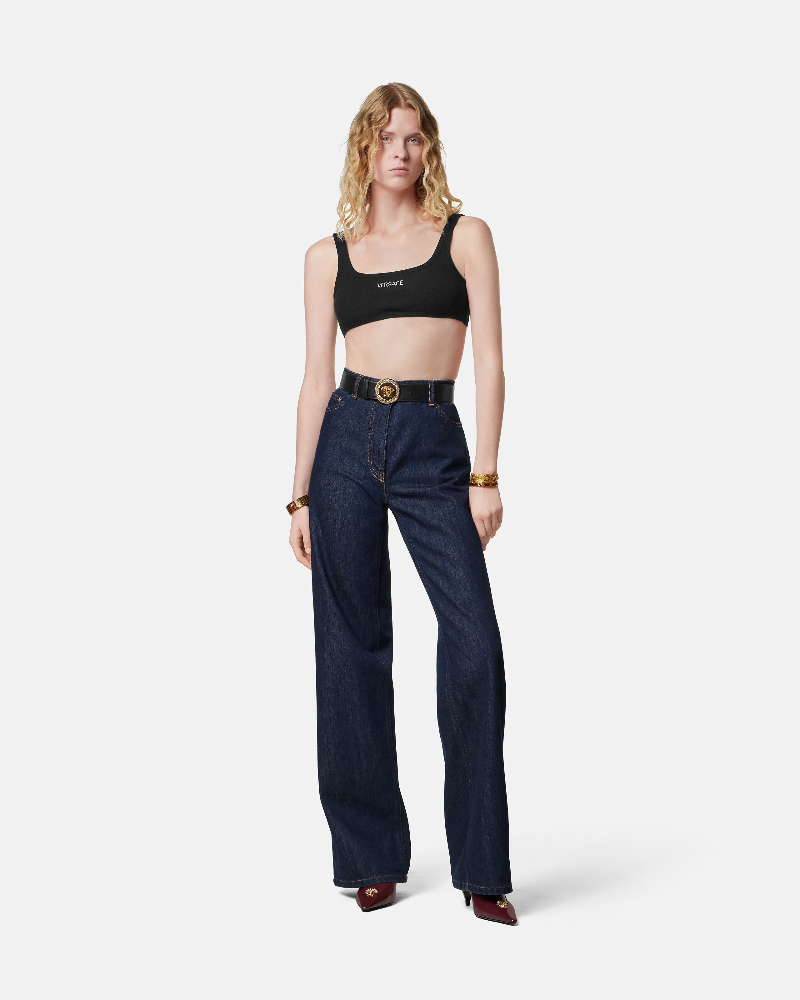 ボーイフレンド ジーンズ ブルー | VERSACE JP