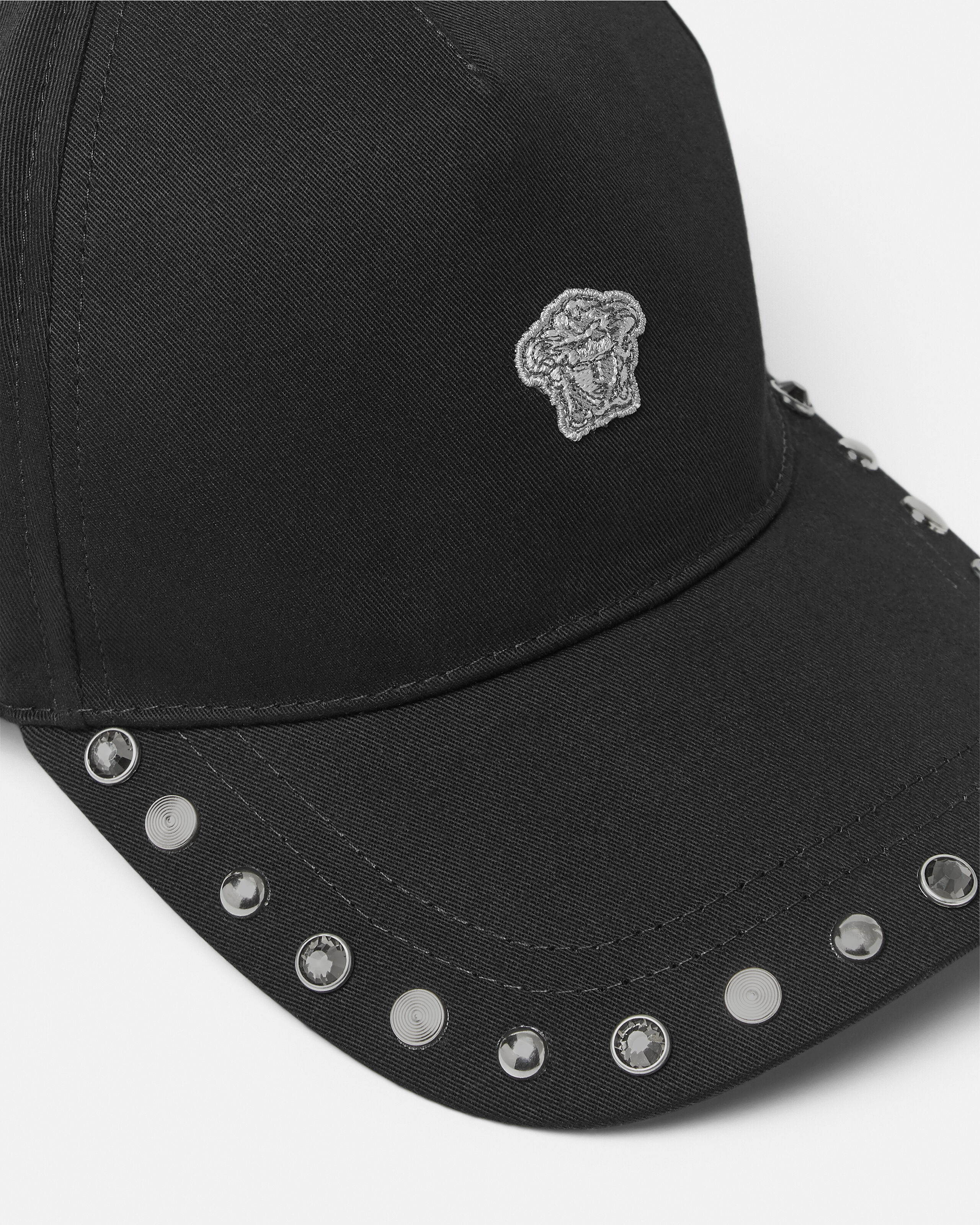 装飾 コットン ベースボール キャップ ブラック | VERSACE JP