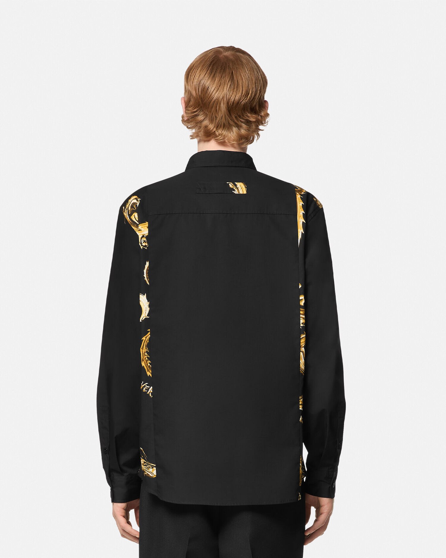 レギュラーフィット シャツ クロモ クチュール パネル | VERSACE JP