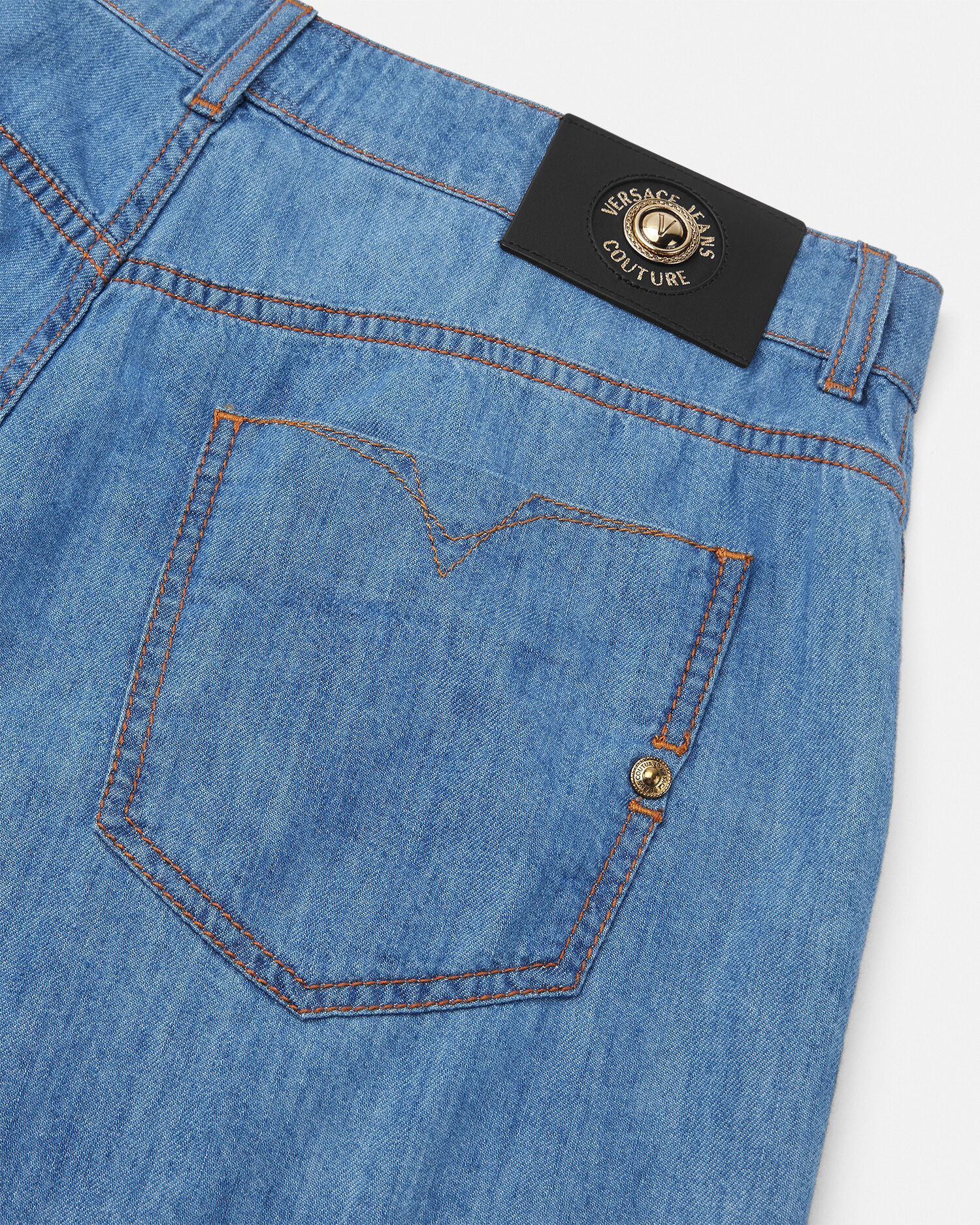 VERSACE カーゴ デニム カーゴ ジーンズ バロック バックル | VERSACE JP