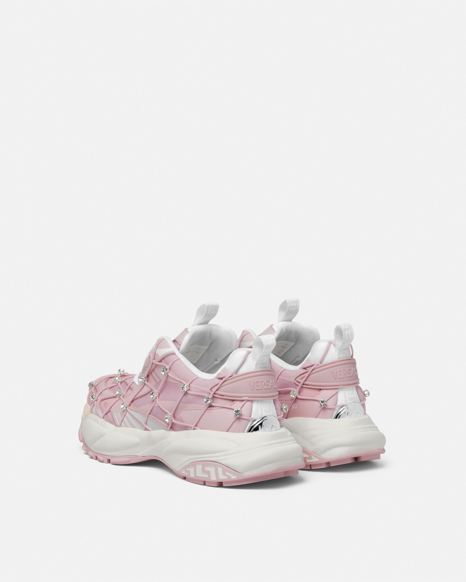 ヴェルサーチェ マーキュリー M_VS_02 装飾付き スニーカー ピンク
