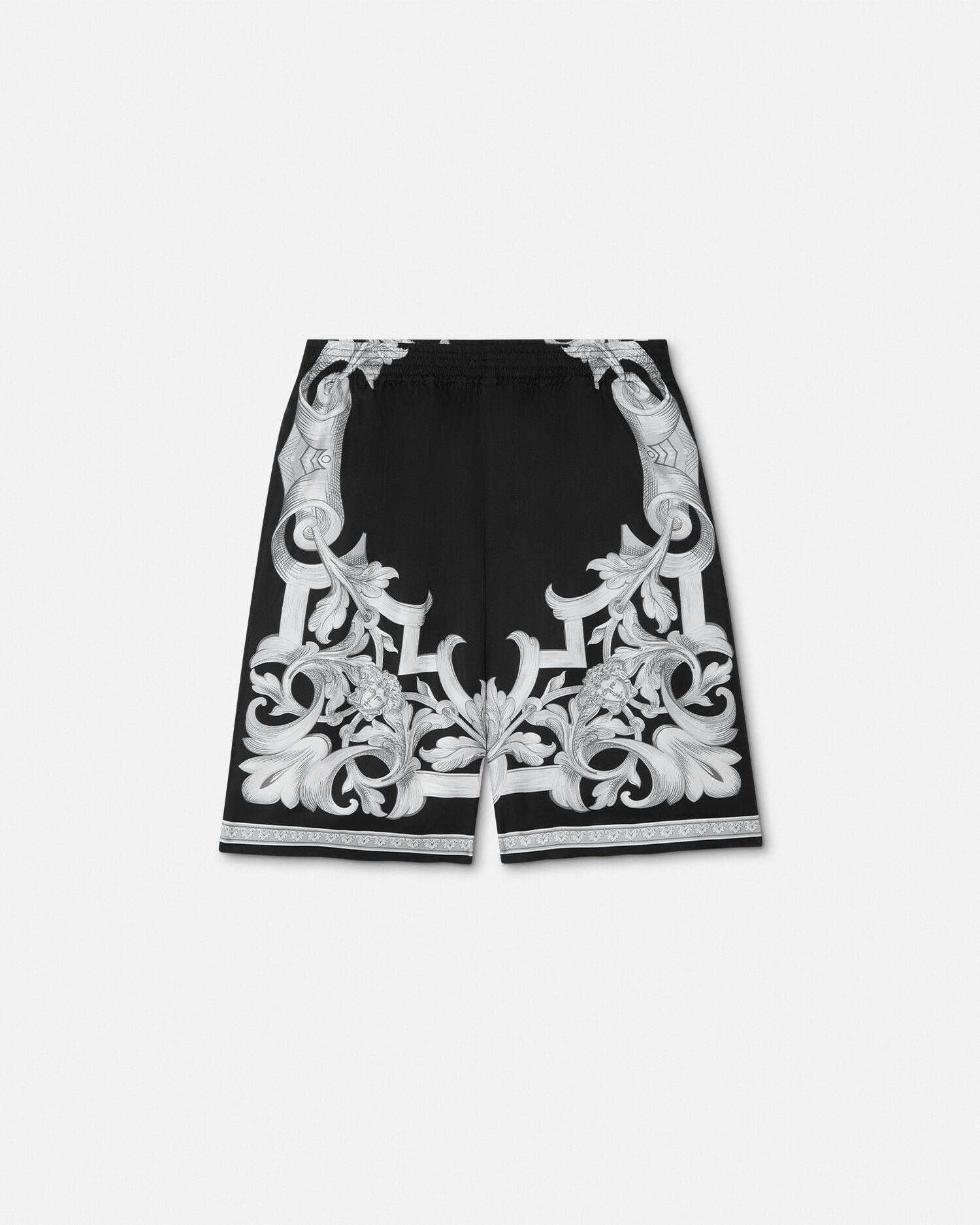 シルク ショートパンツ アーキテクチュラル バロック | VERSACE JP