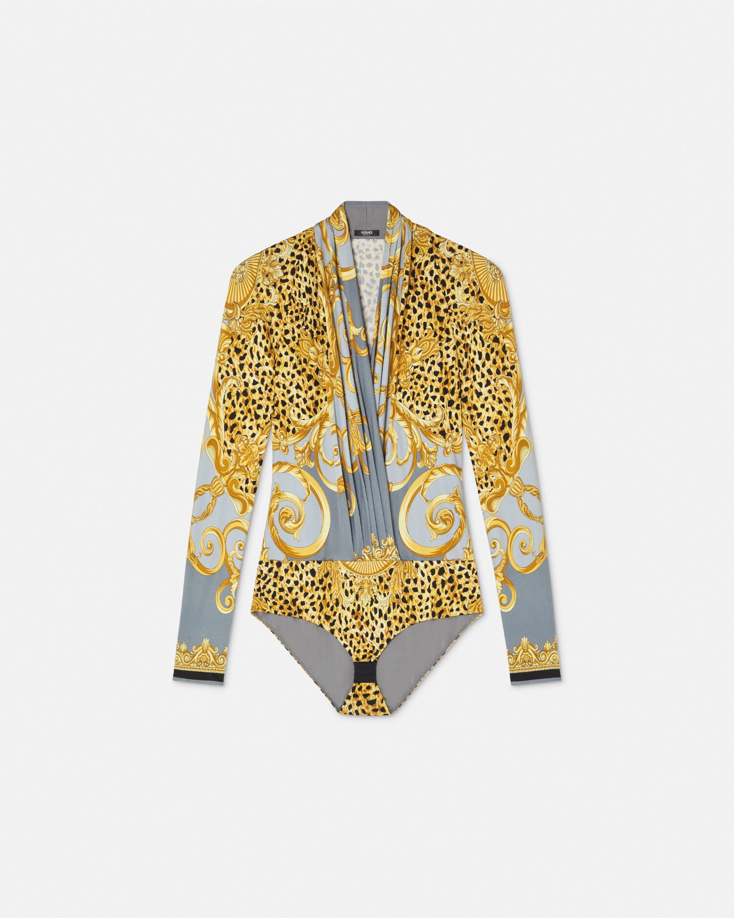 VERSACE ジャンニ ヴェルサーチェ バロック メッシュ ボディ スーツ M レディース デザイナー ボディスーツ | ヴェルサーチェ 日本