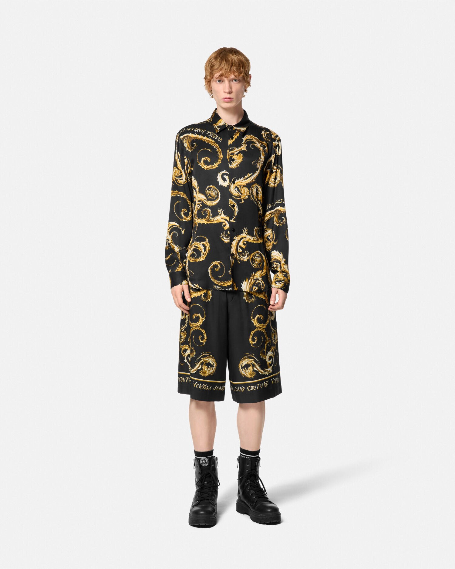バミューダ ショーツ クロモ クチュール | VERSACE JP