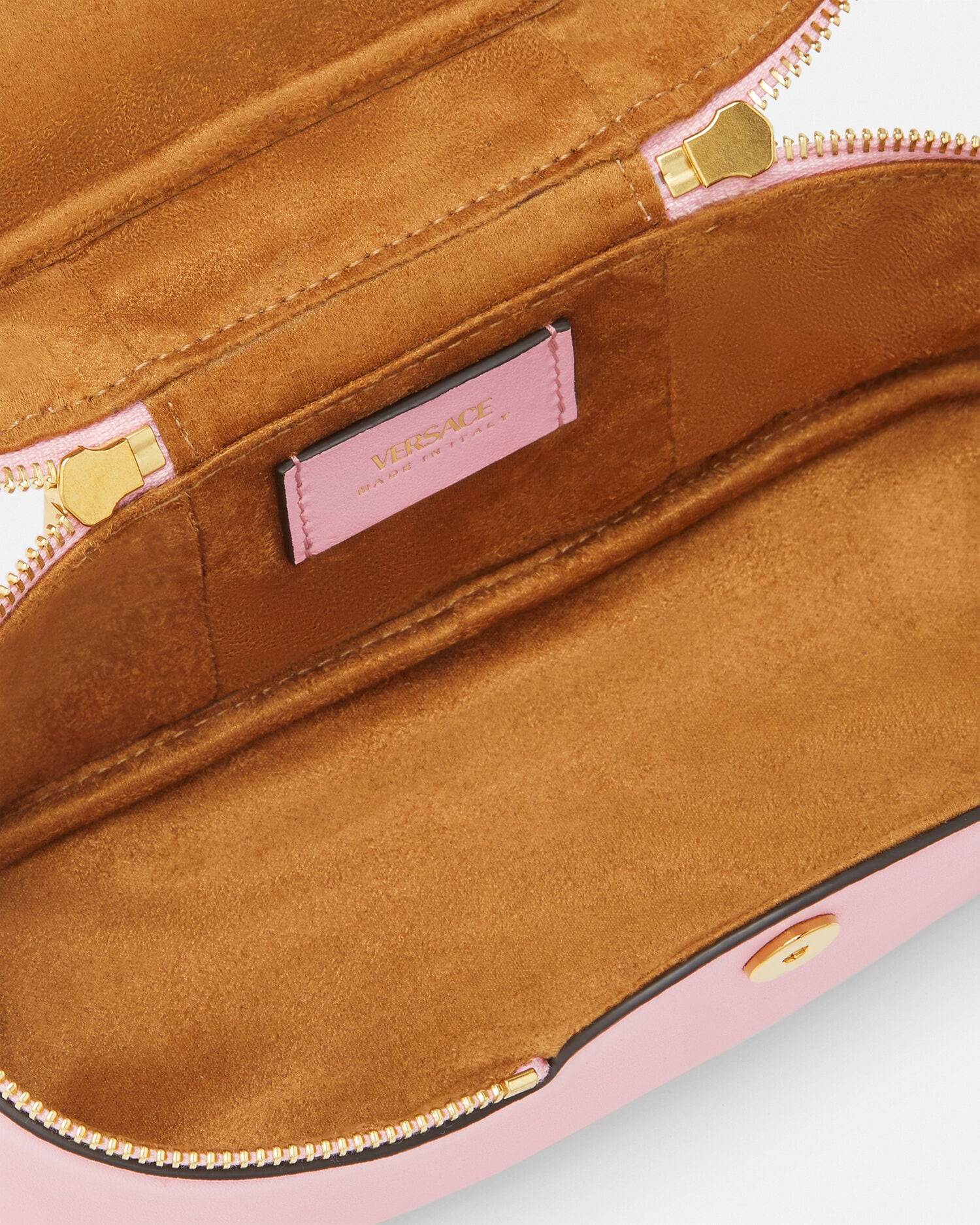 バニティ バッグ ヴェルサーチェ タグ ピンク | VERSACE JP