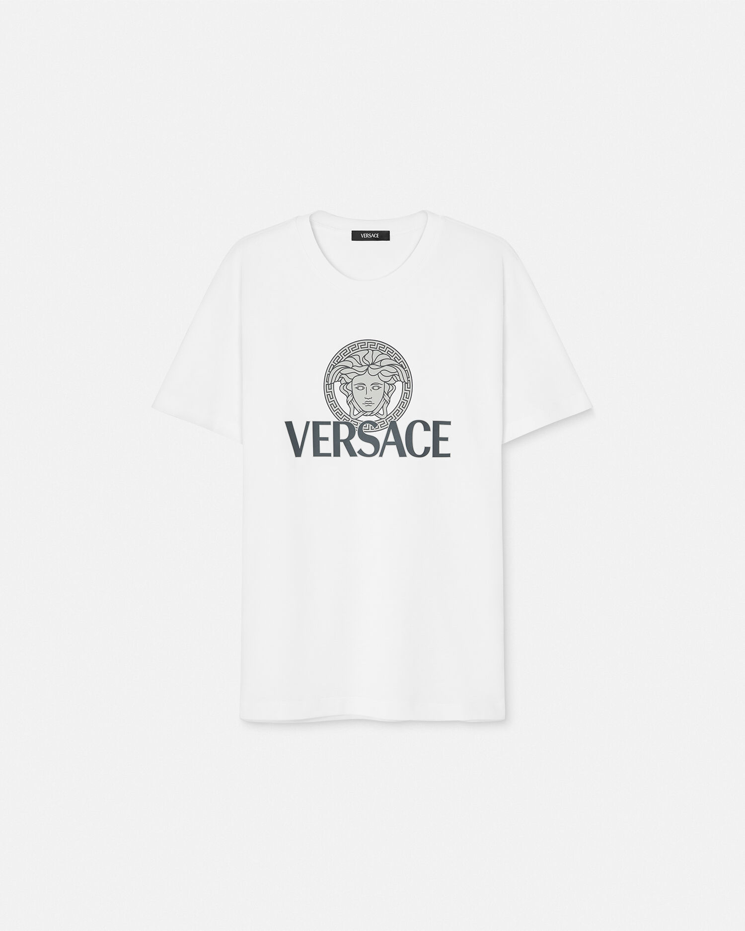プリント コットンジャージー Tシャツ ホワイト | VERSACE JP