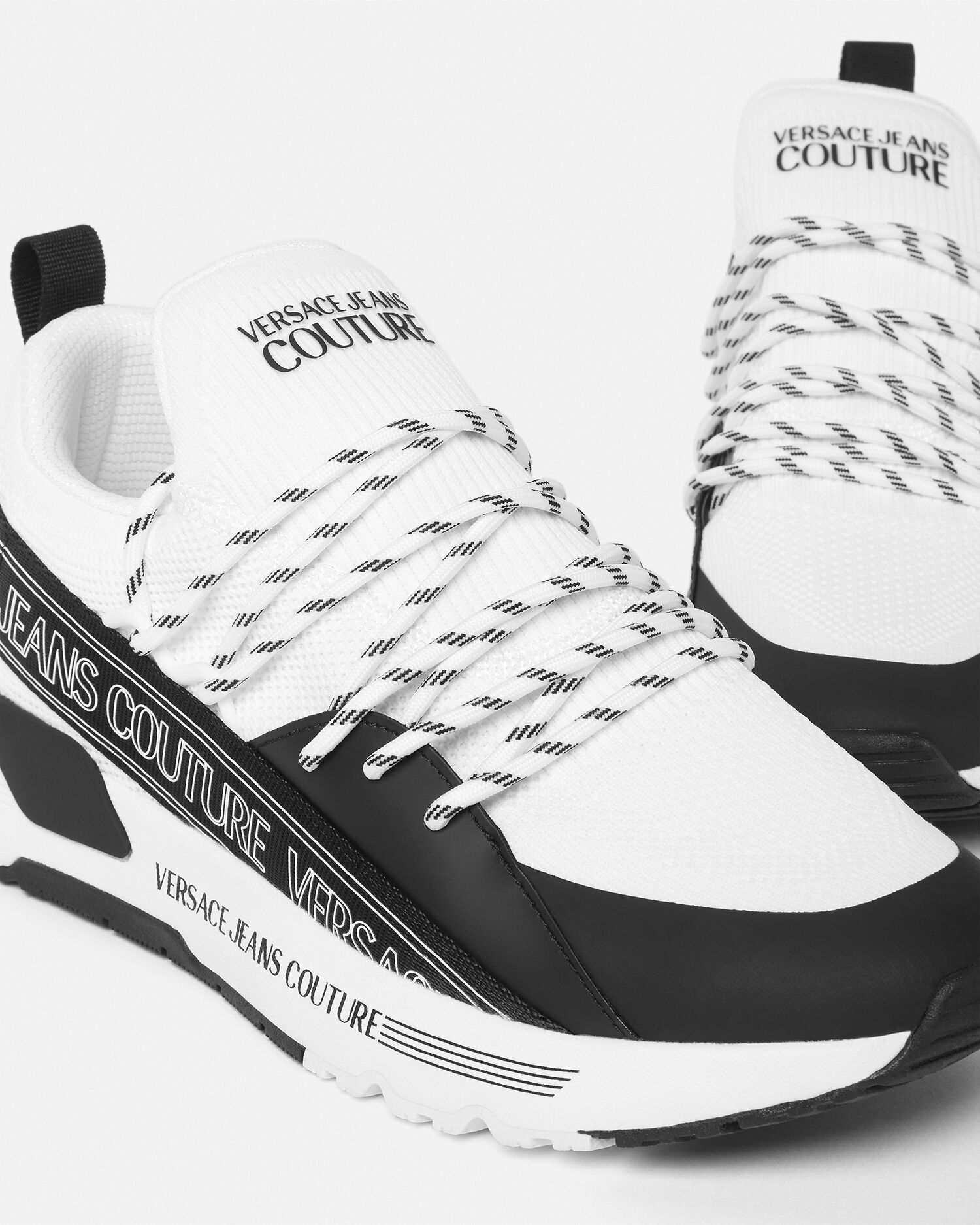 ロゴ ダイナミック スニーカー ホワイト | VERSACE JP