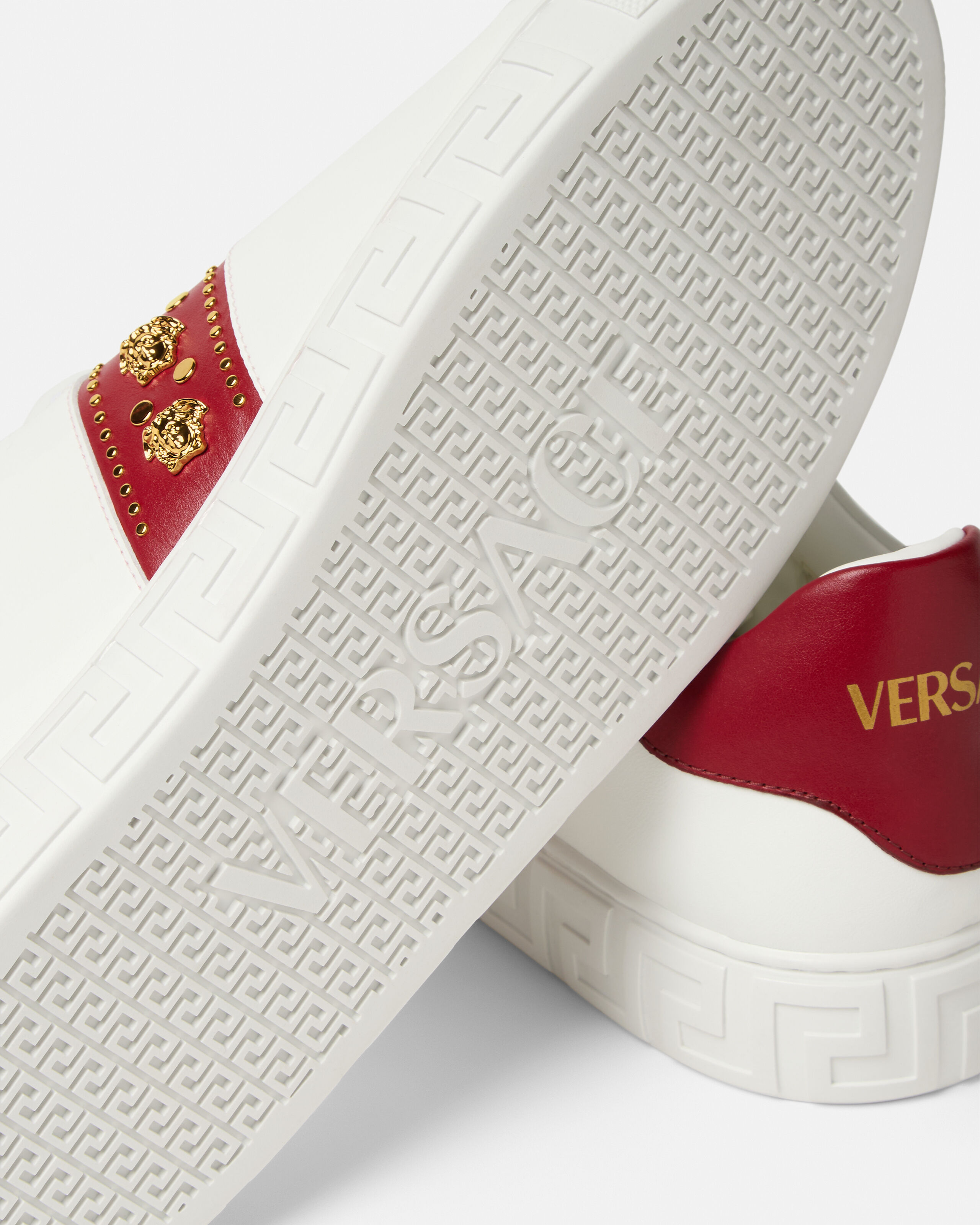 グレカ 装飾 スニーカー ホワイト,レッド | VERSACE JP