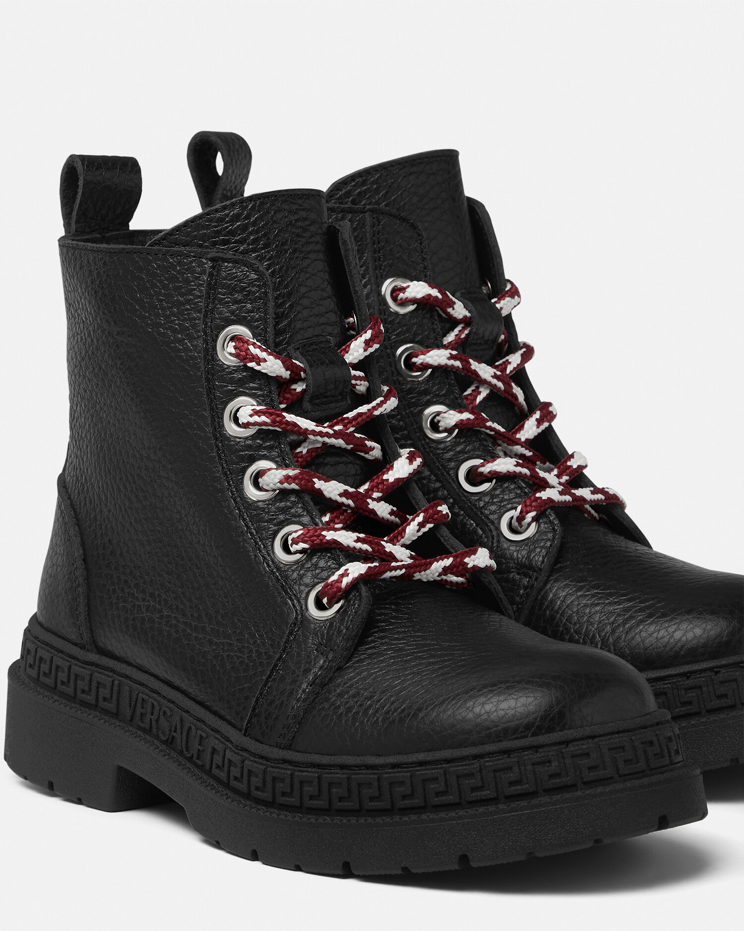 【正規品】Versace ヴェルサーチェ グレカ コンバット ブーツ 正規品】Versace ヴェルサーチェ グレカ コンバット ブーツ