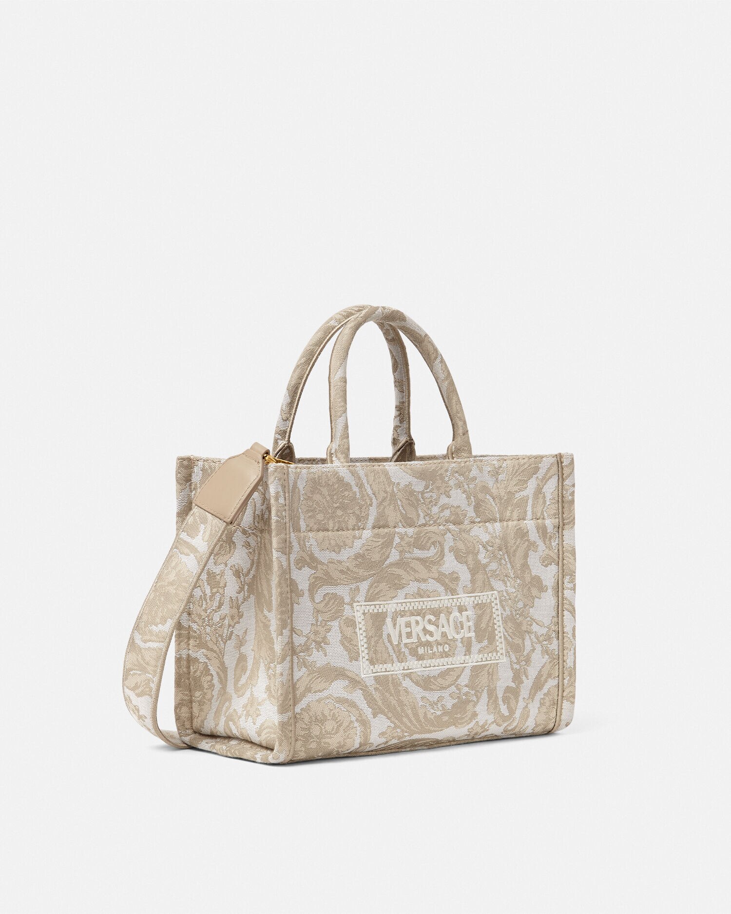 豪華 バロッコ アテナ スモール トートバッグ プリント | VERSACE JP バッグ
