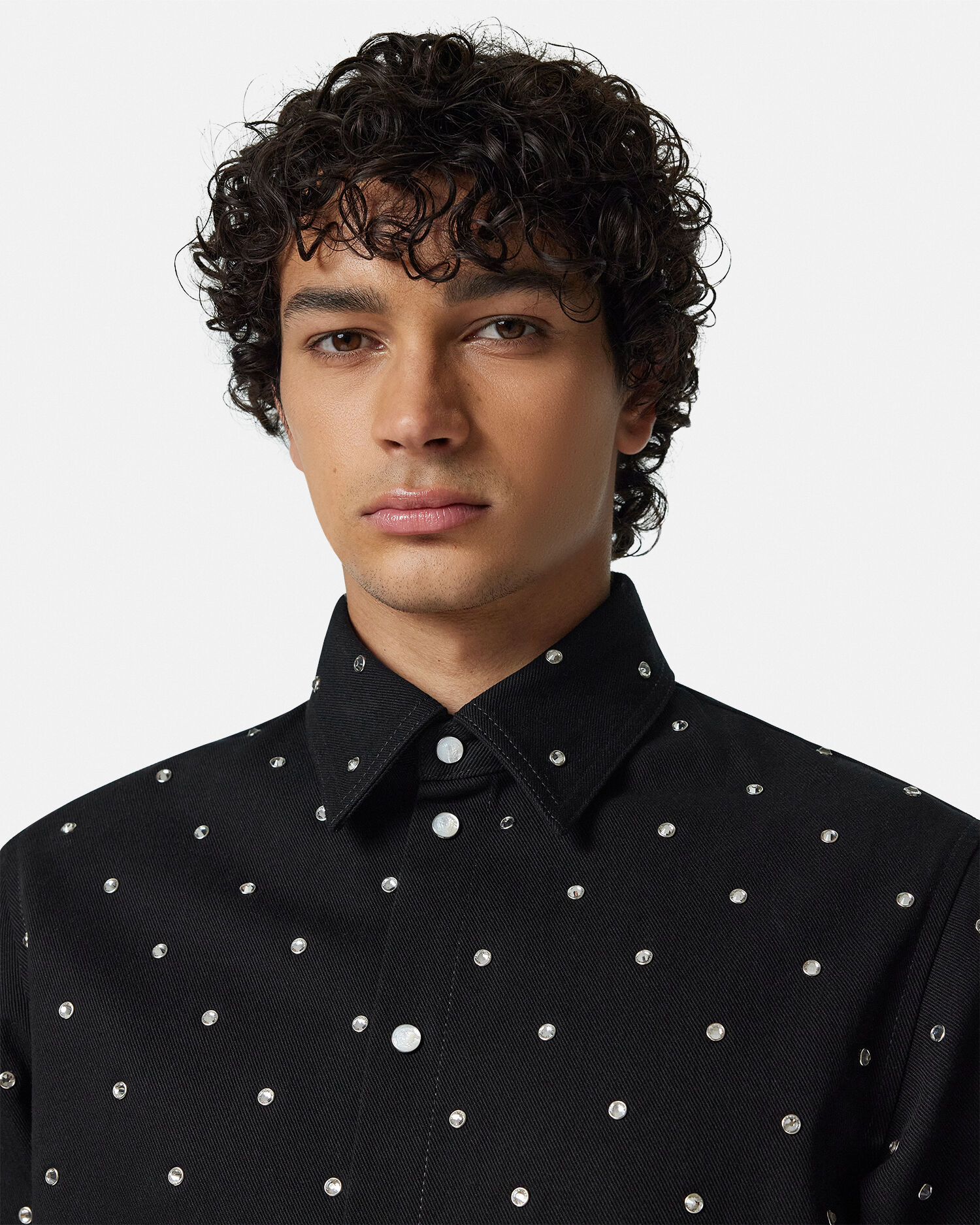 デニム オーバーシャツ チェーロ ステラット | VERSACE JP