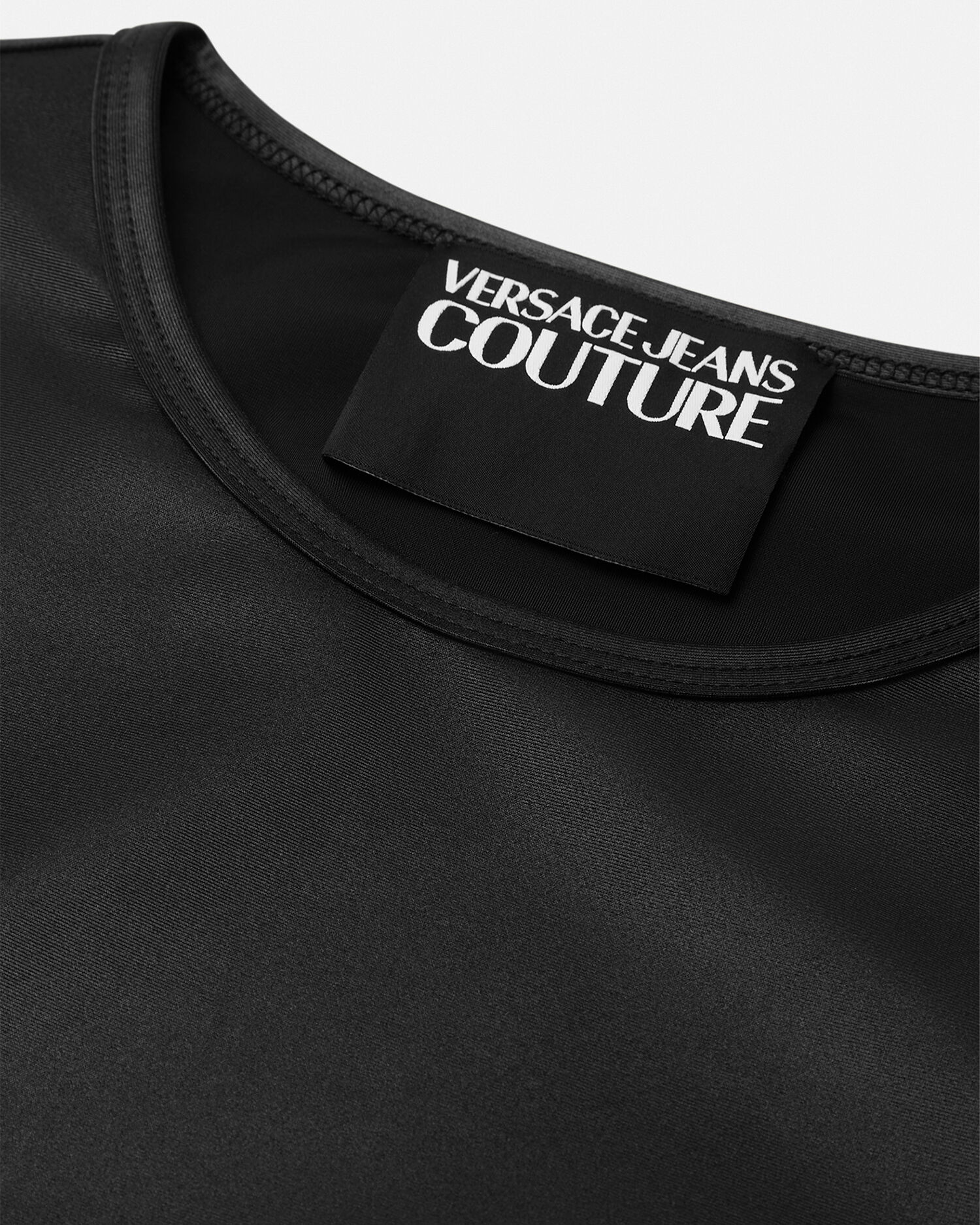 【Versace】1978年再版 ロゴコットンクロップトップ 1978 Re-Edition logo cotton crop top in blue - Versace